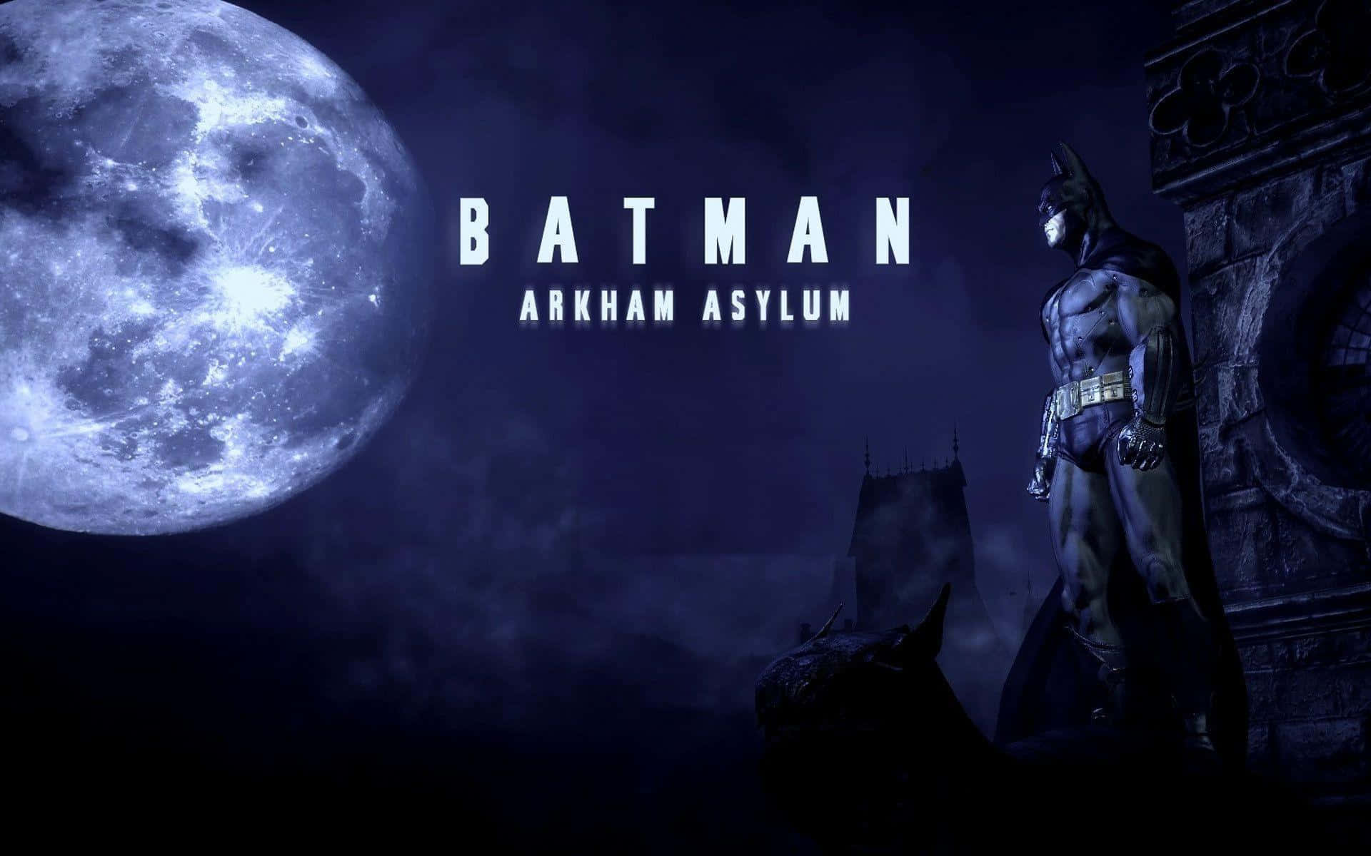 Batman, Arkham Asylum, gothic ruin, Full HD Desktop Wallpaper