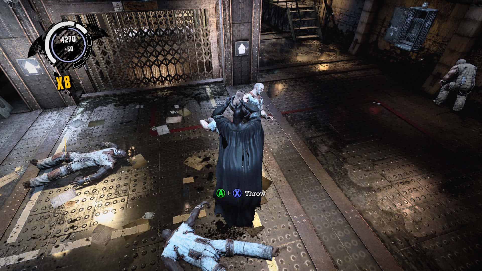 Arkham Asylum, Batman, zombie-like enemy, Full HD Desktop Wallpaper