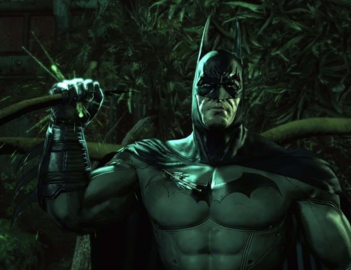 Arkham Asylum, Batman, glowing batarang, SD Desktop Wallpaper