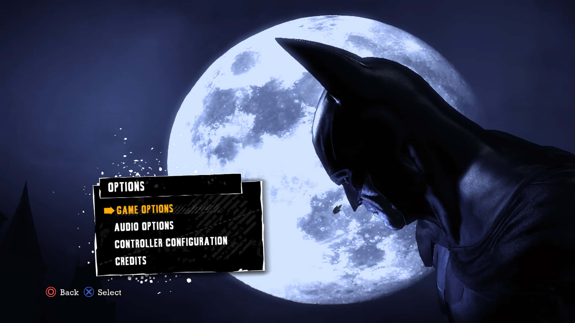 Arkham Asylum, Batman, glowing moon, Full HD Desktop Wallpaper