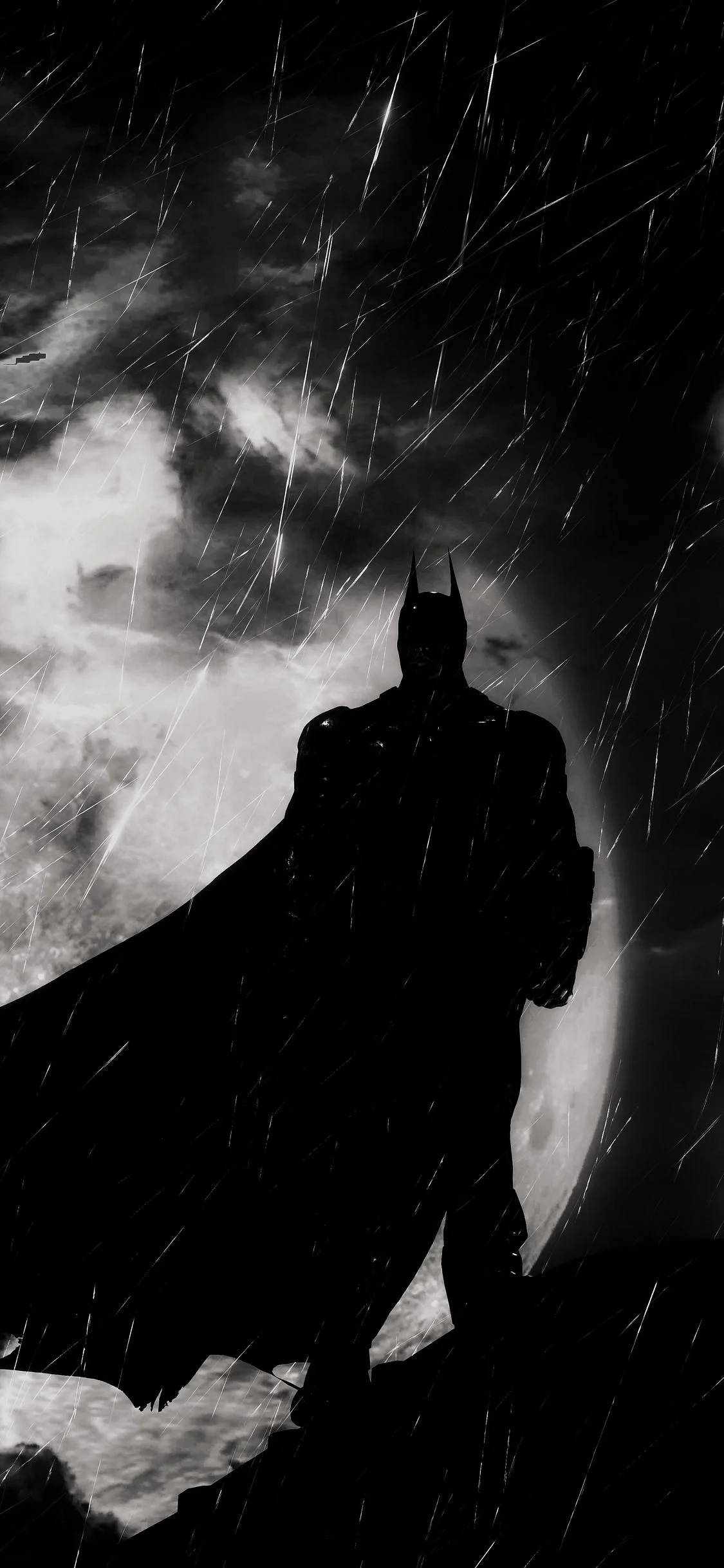Batman, Arkham City, stormy sky, Full HD Phone Wallpaper