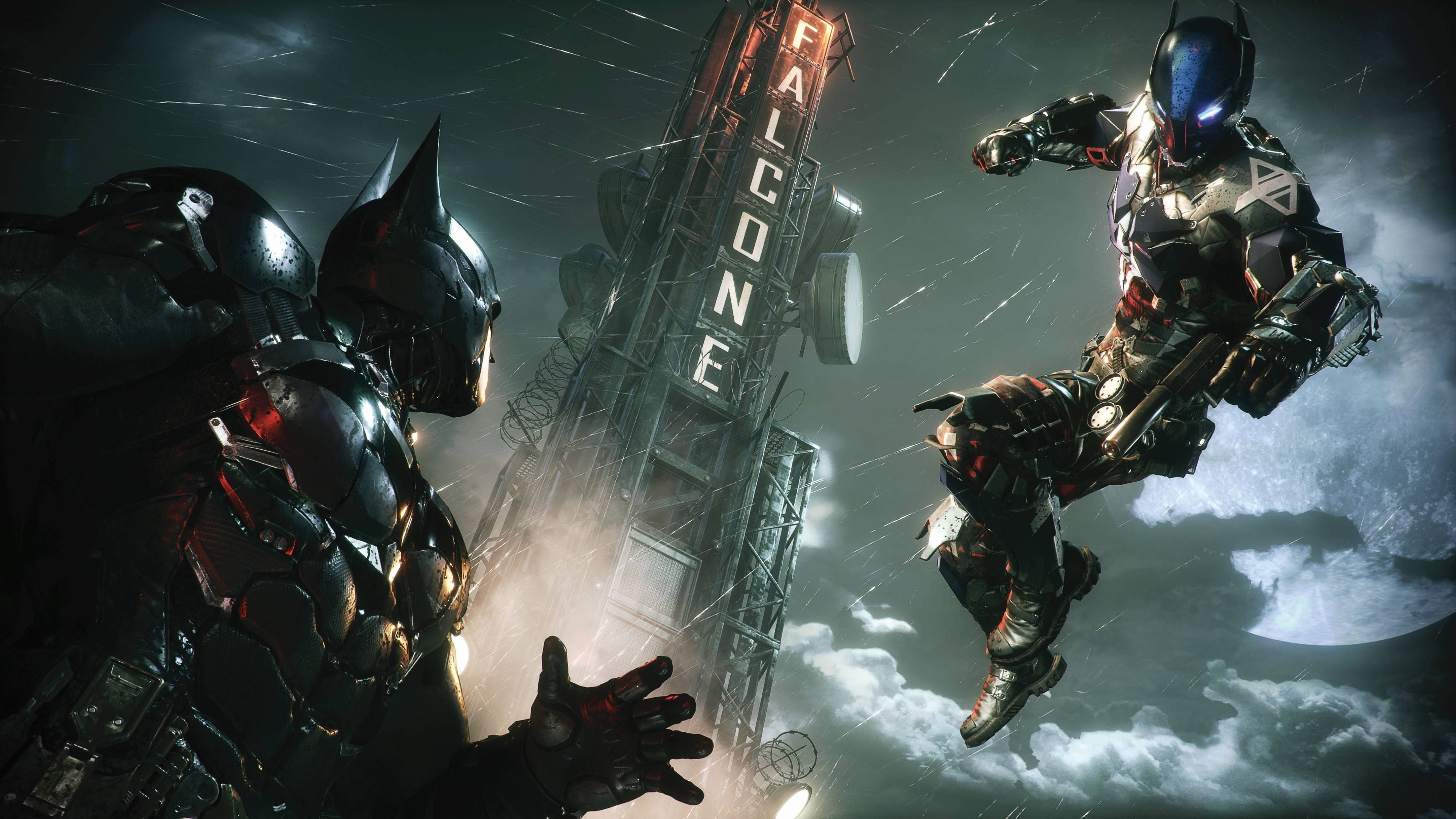 Batman, Arkham City, flying armored villain, 5K Desktop Wallpaper