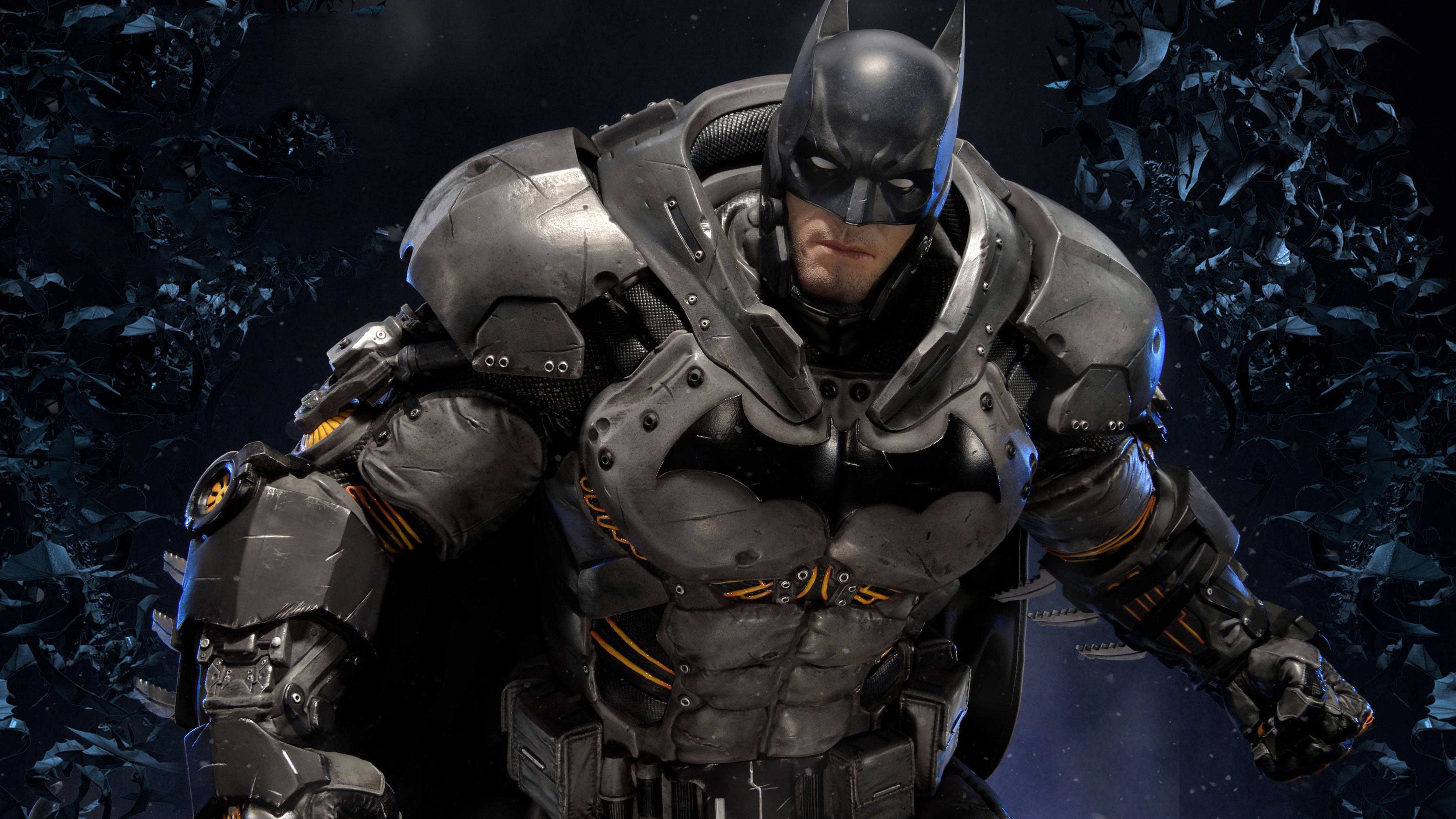 Batman, Arkham City, robot suit, 5K Desktop Wallpaper