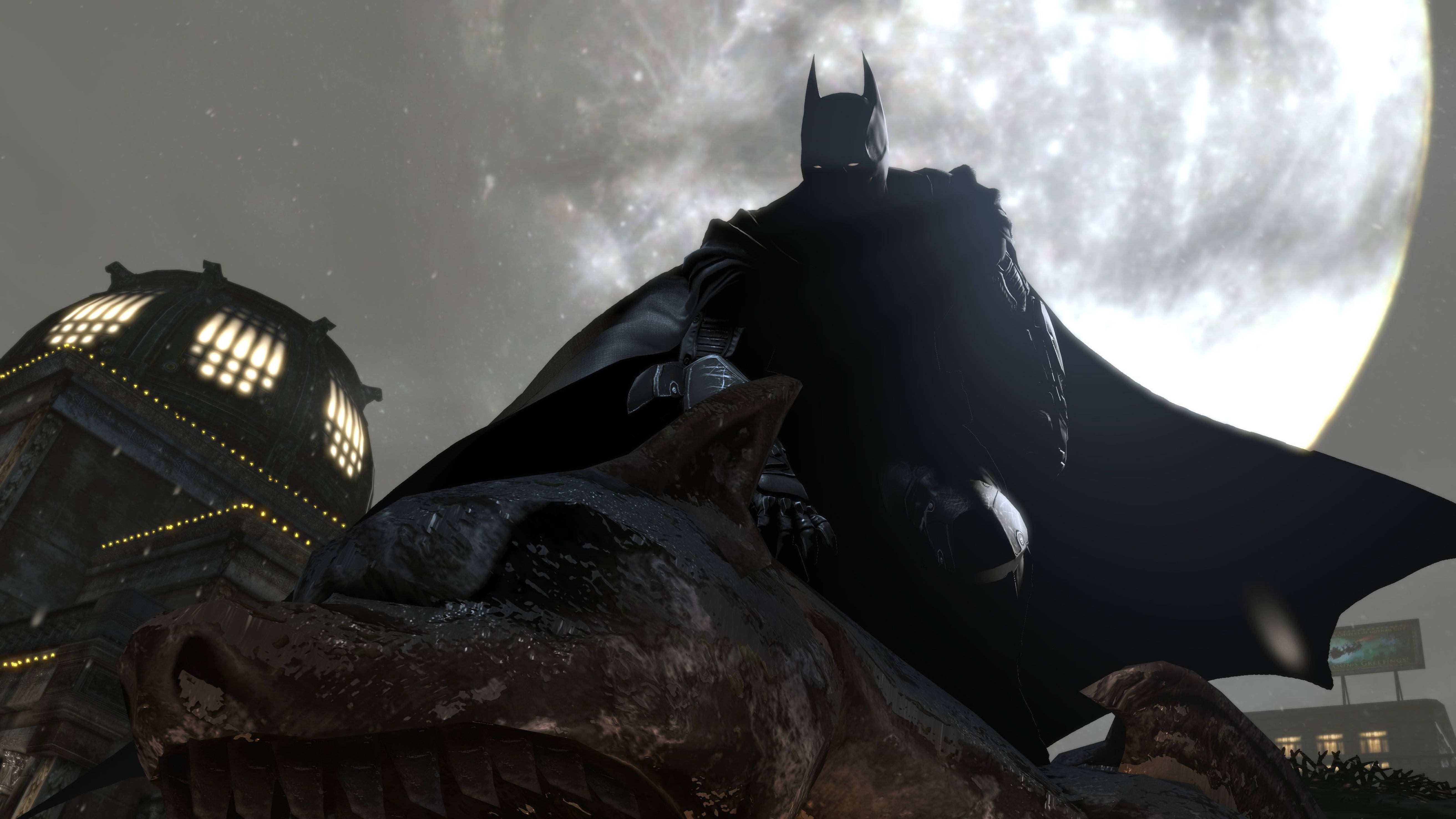 Batman, Arkham City, stone beast, 5K Desktop Wallpaper