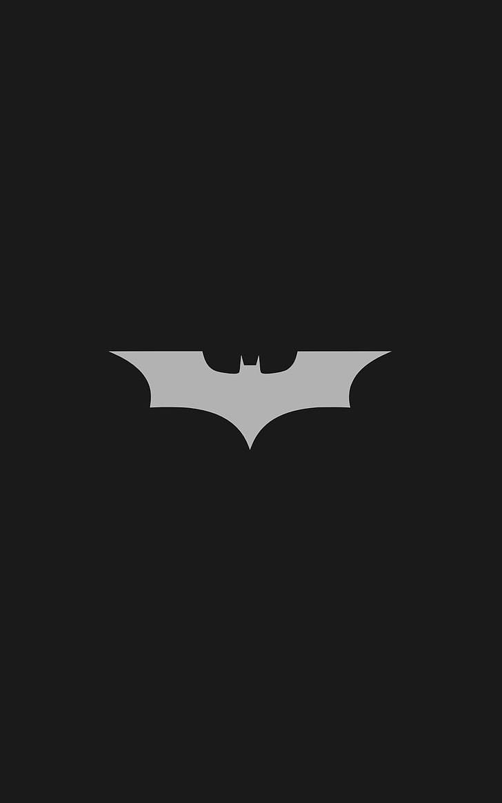 Batman Arkham Knight, iPhone, gray bat symbol, SD Phone Wallpaper