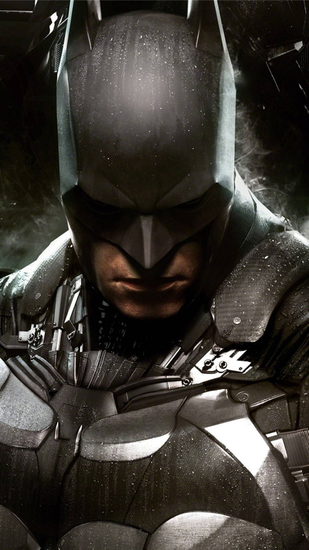 Batman Arkham Knight, iPhone, dark armored suit, Full HD Phone Wallpaper