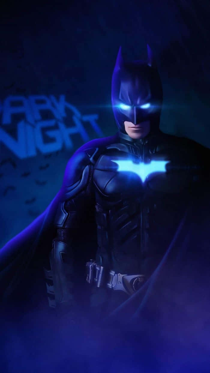 Batman: Arkham Knight, Batman, glowing blue eyes, SD Phone Wallpaper