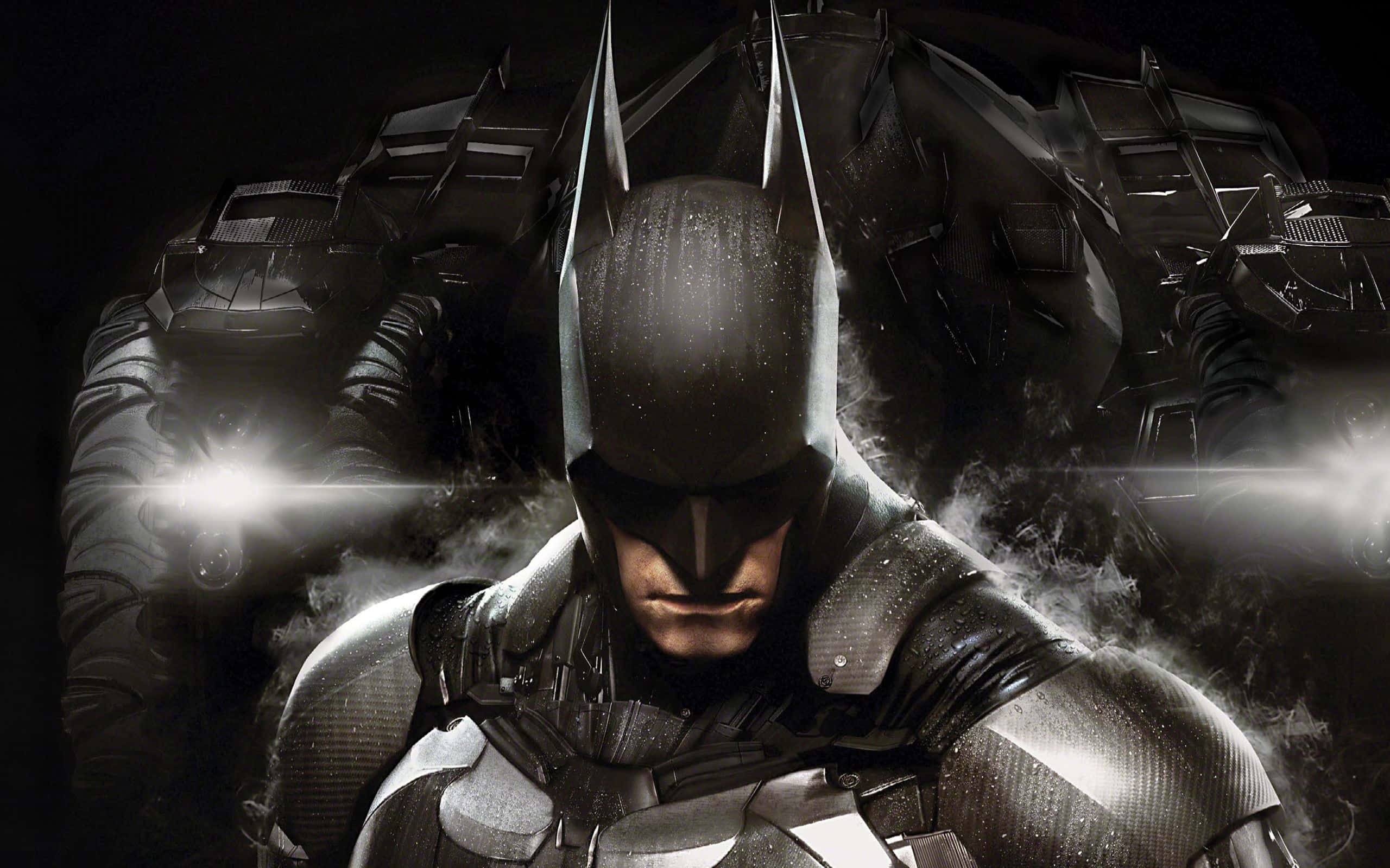 Arkham Knight, Batman, dark armor, 2K Desktop Wallpaper