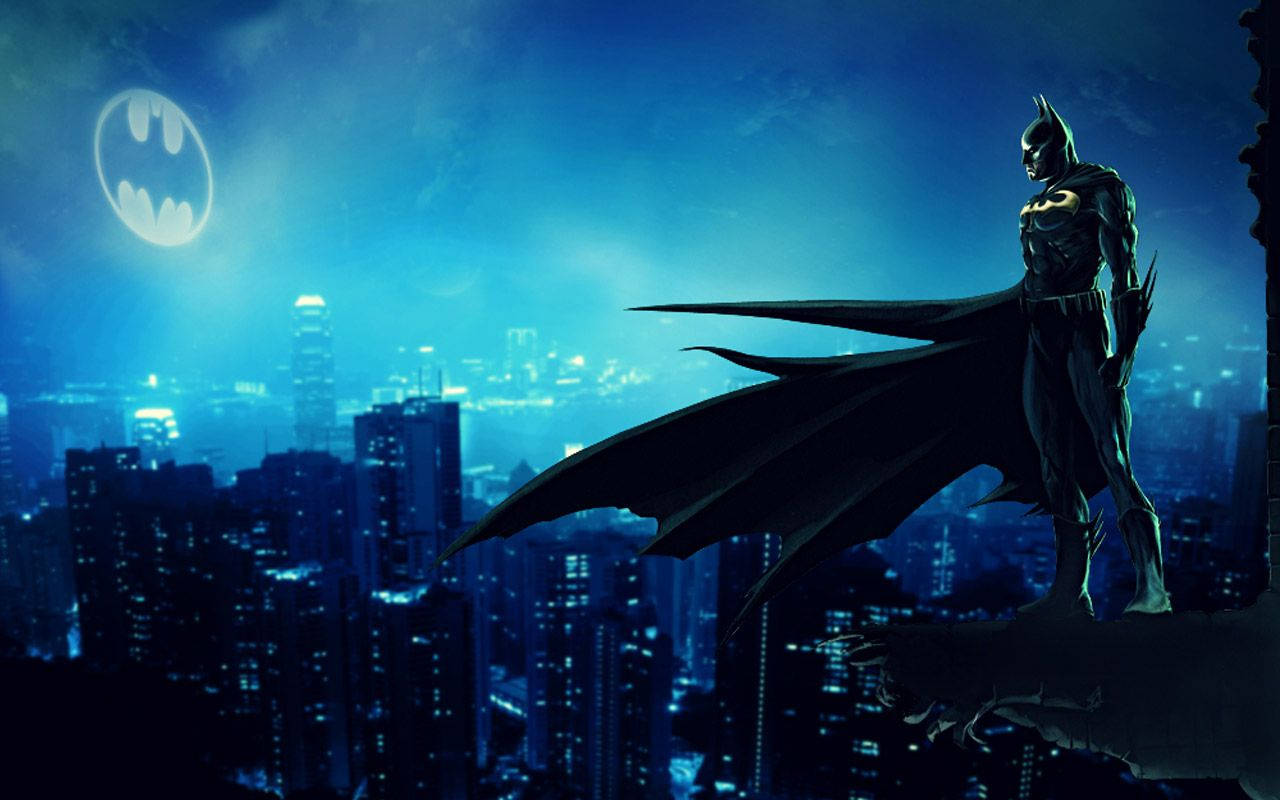 Batman Arkham Knight, Batman, cityscape, HD Desktop Wallpaper