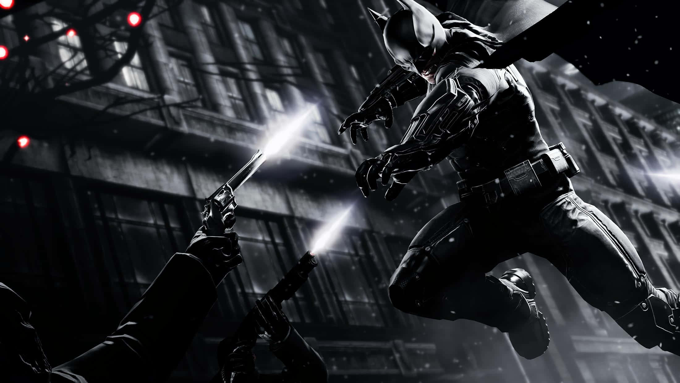 Batman Arkham Origins, Batman, snowy urban alley, Full HD Desktop Wallpaper