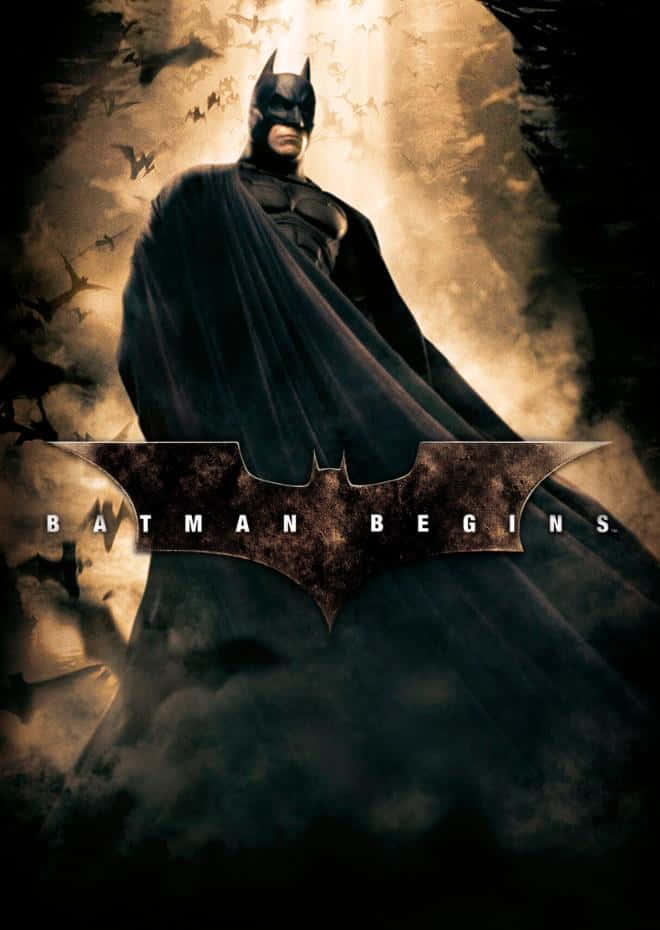 Batman Begins, rooftop, city, SD Phone Wallpaper