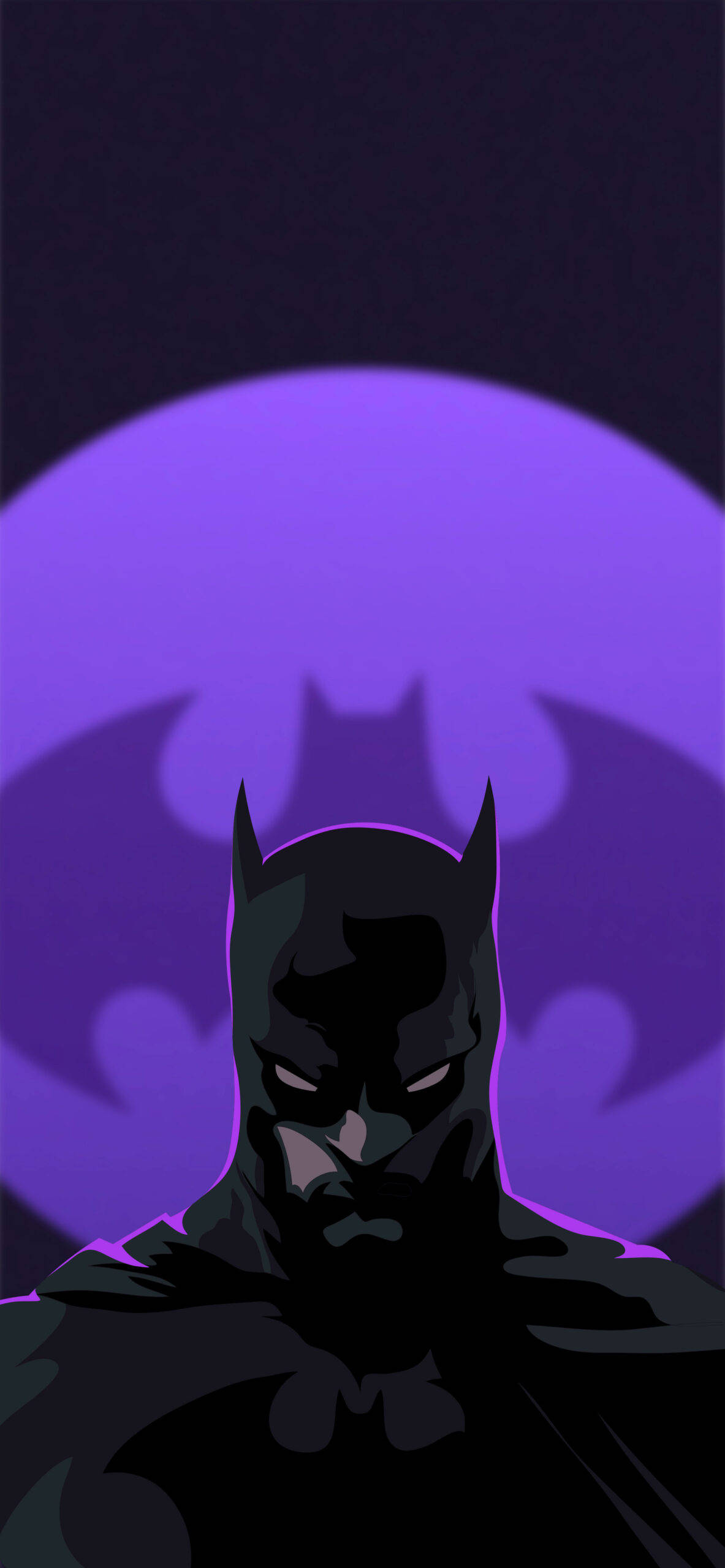 Batman, dark purple, black, 2K Phone Wallpaper