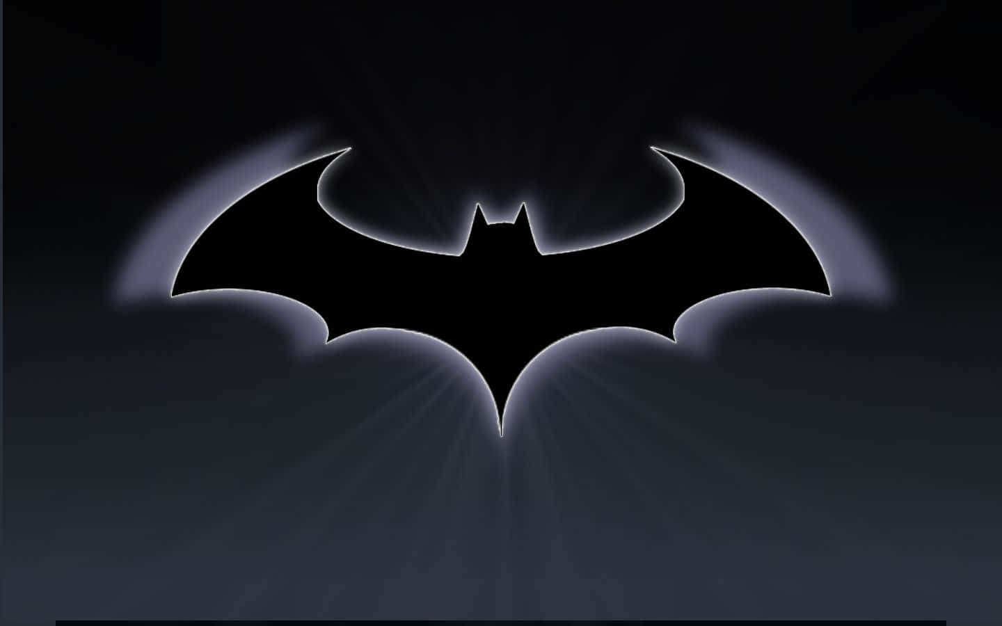 Batman Cartoon, bat symbol, glowing, HD Desktop Wallpaper
