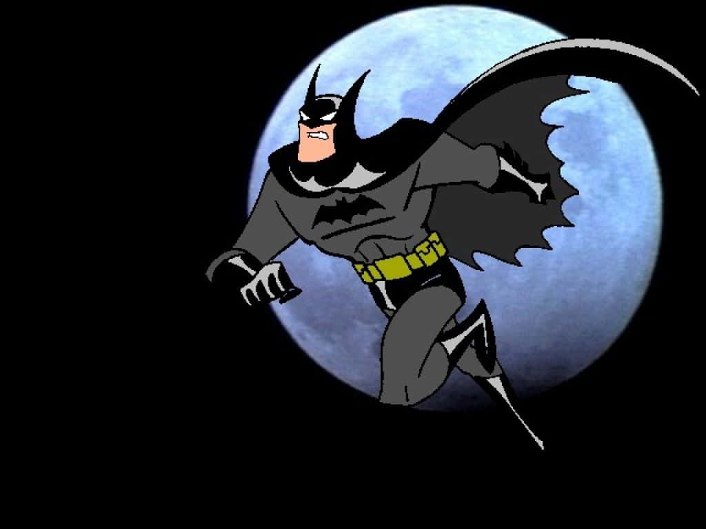 Batman, villain, blue moon, SD Desktop Wallpaper