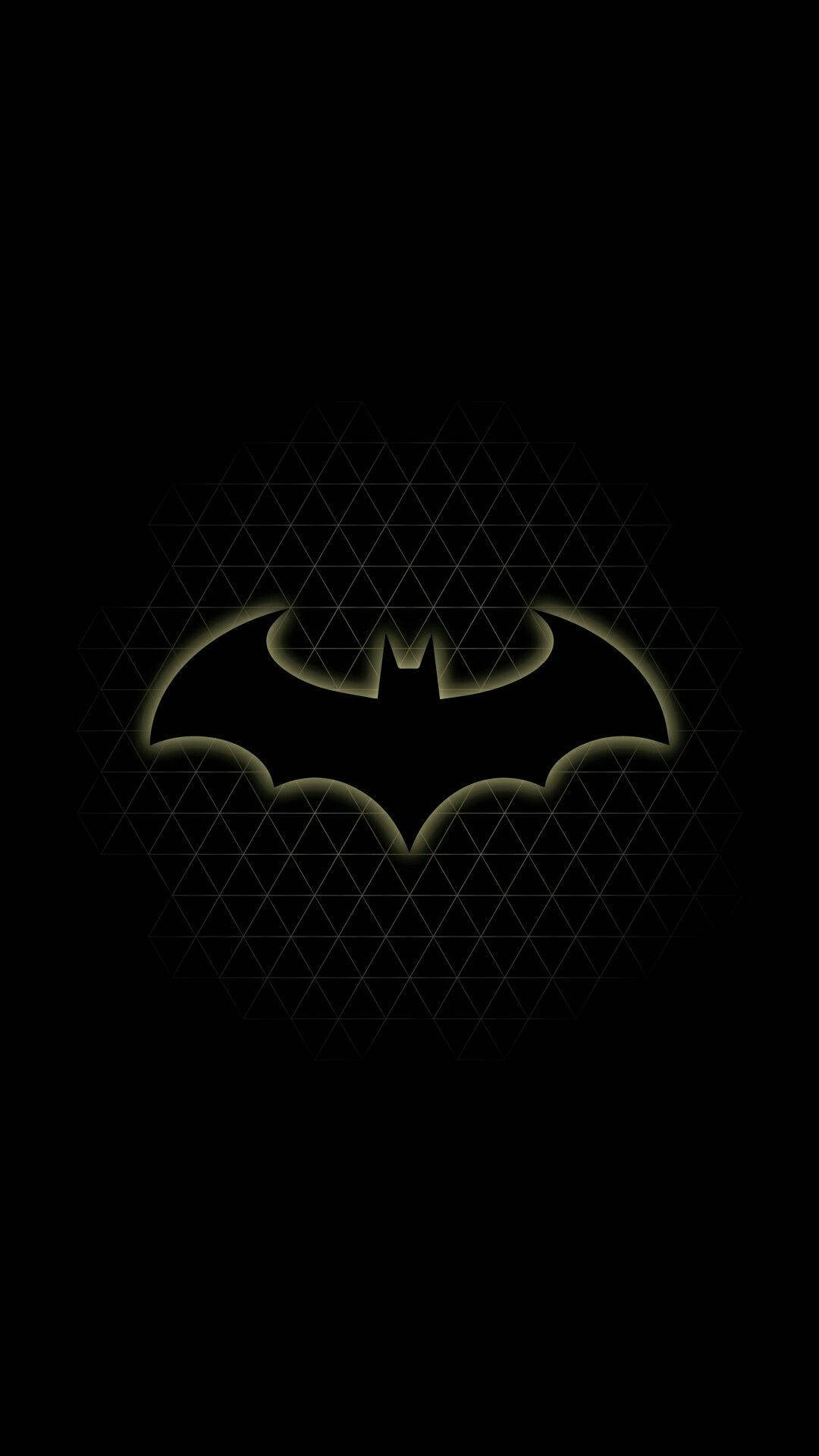 Batman Dark iPhone, neon green, black background, Full HD Phone Wallpaper