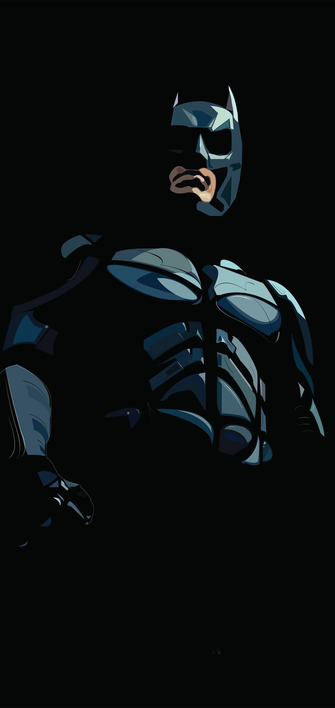 Batman, digital artwork, iPhone X, Full HD Phone Wallpaper