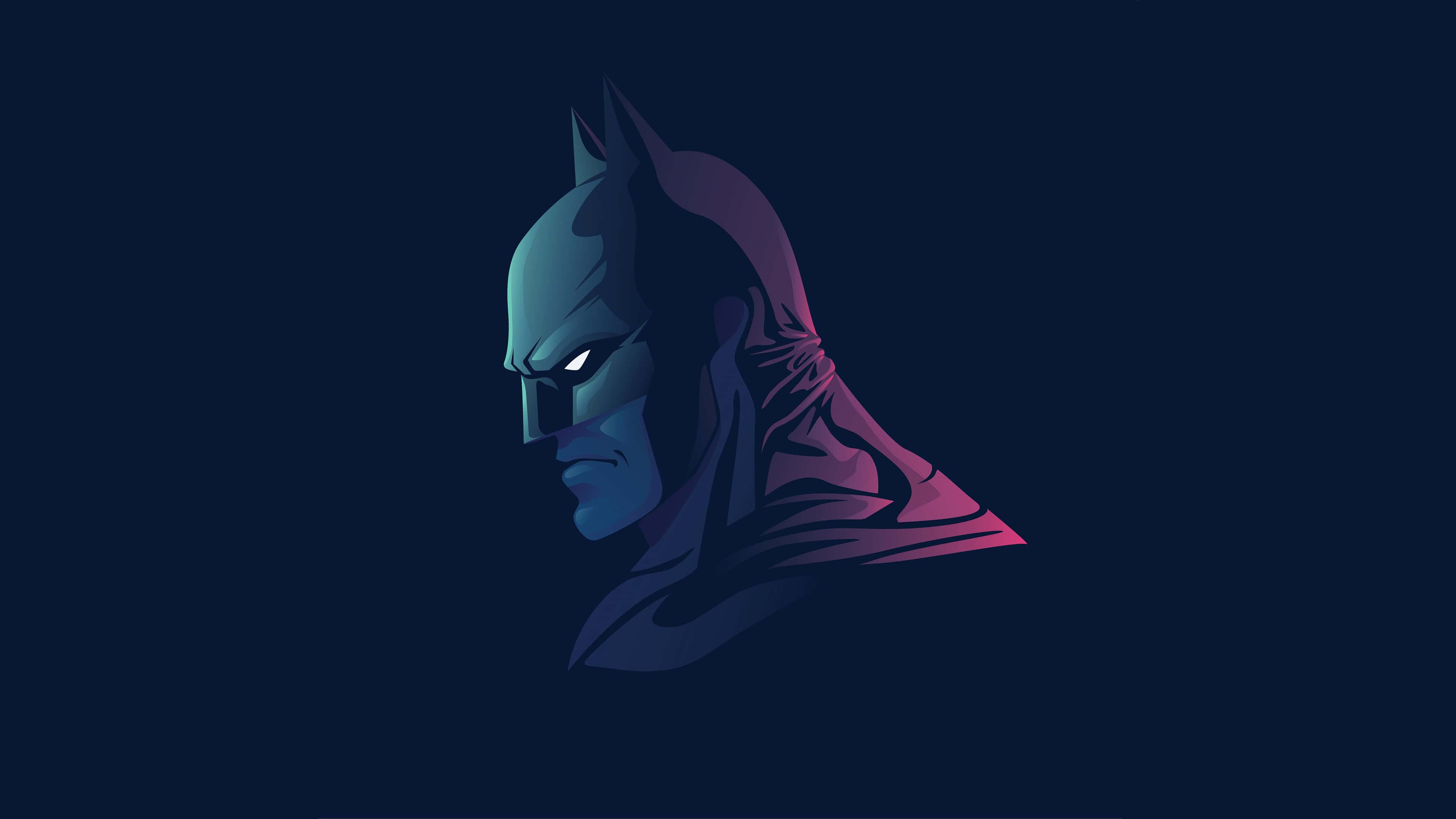 Batman Dark Victory, blue, magenta, 4K Desktop Wallpaper