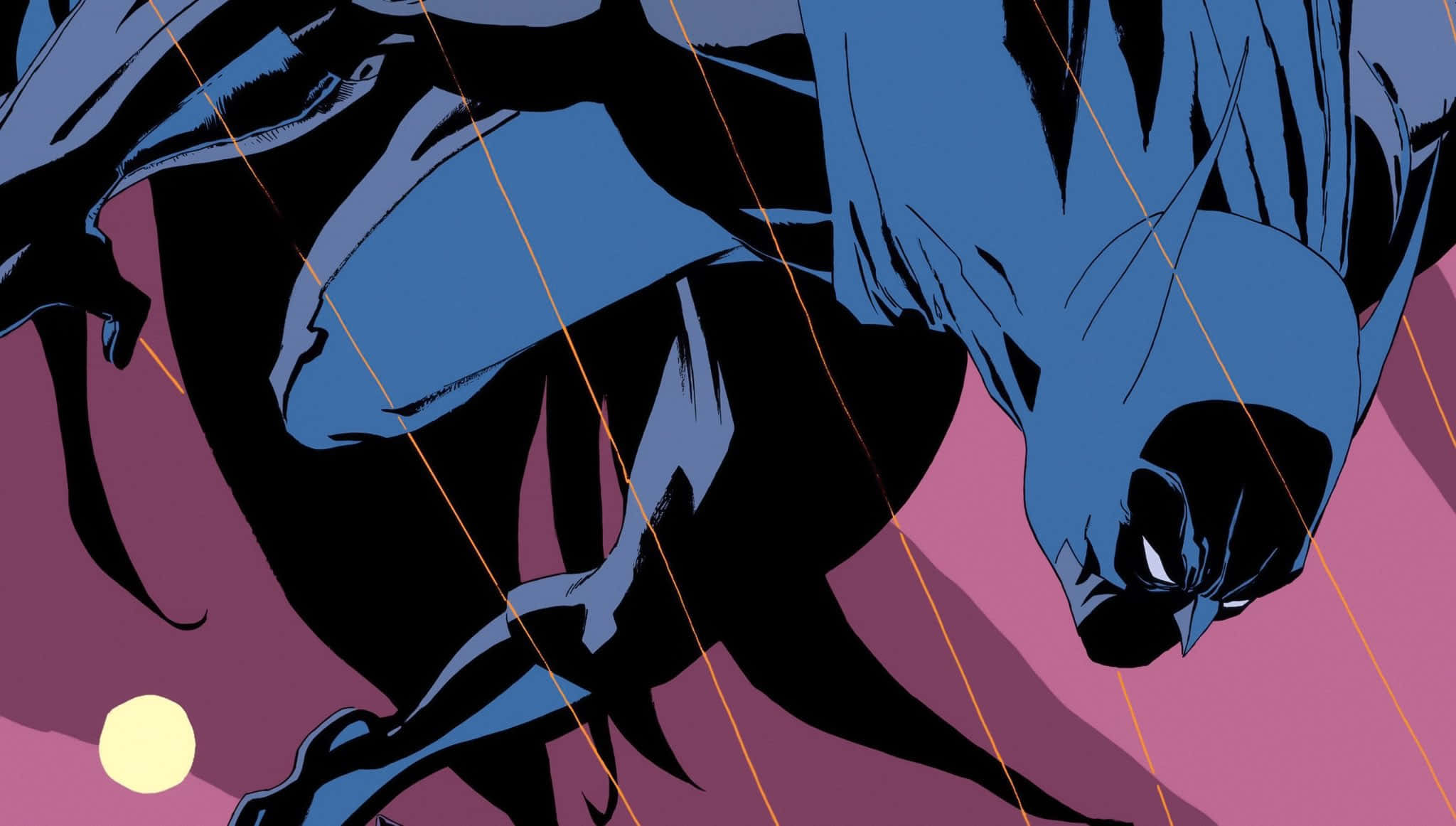 Batman Dark Victory, blue cape, cowl, Full HD Desktop Wallpaper