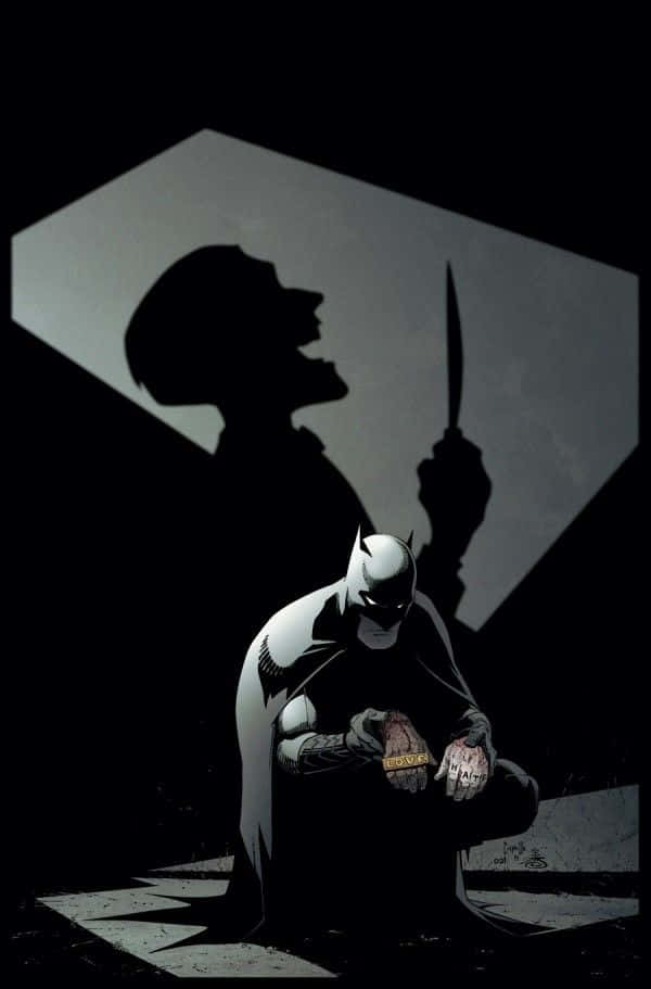 Batman, Death in the Family, silhouette, SD Phone Wallpaper