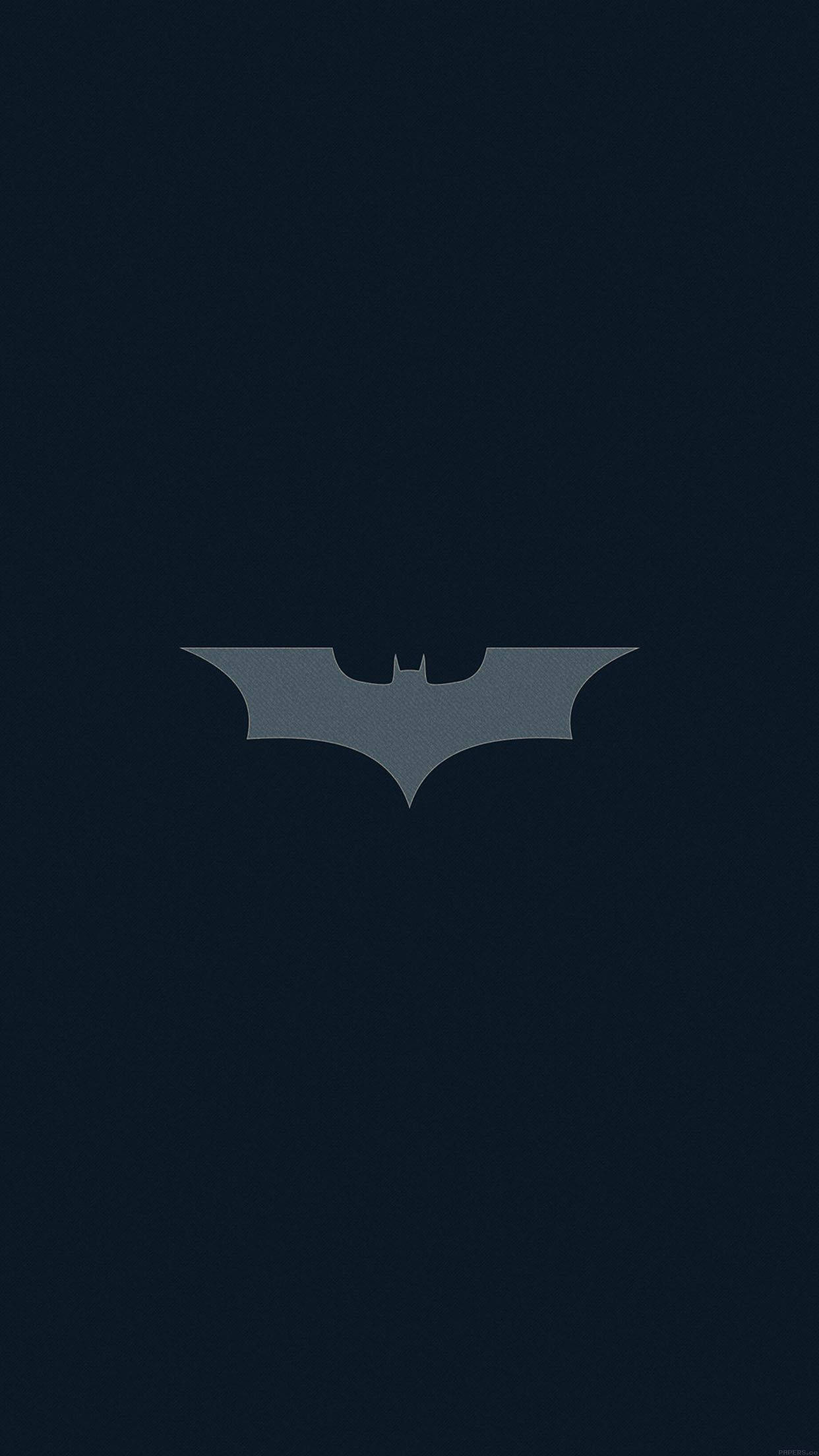 Batman, iPhone X, plain logo, Full HD Phone Wallpaper