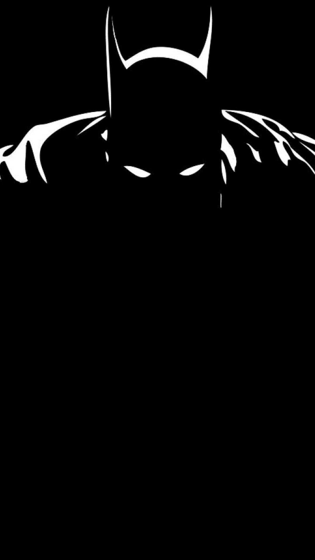Batman, iPhone, monochrome, Full HD Phone Wallpaper