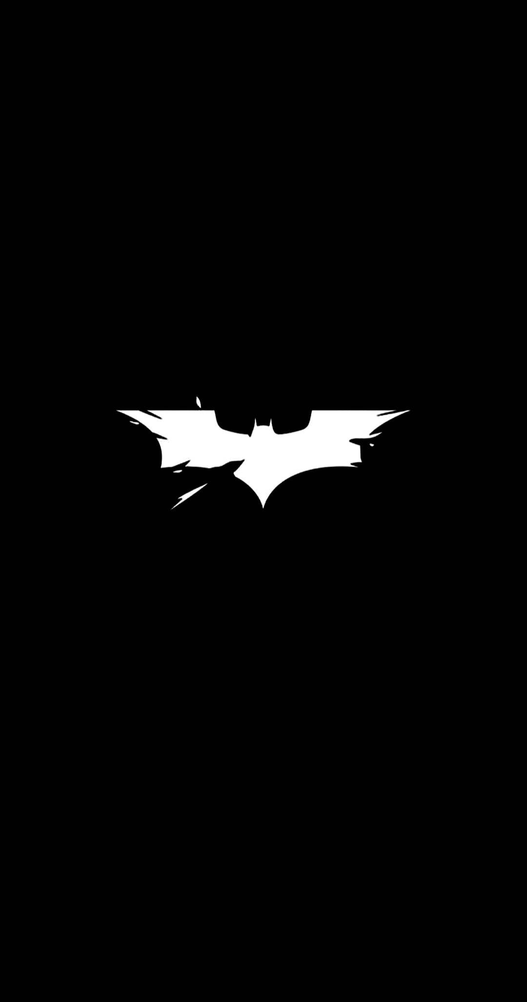 Batman Logo, iPhone, stark white, Full HD Phone Wallpaper