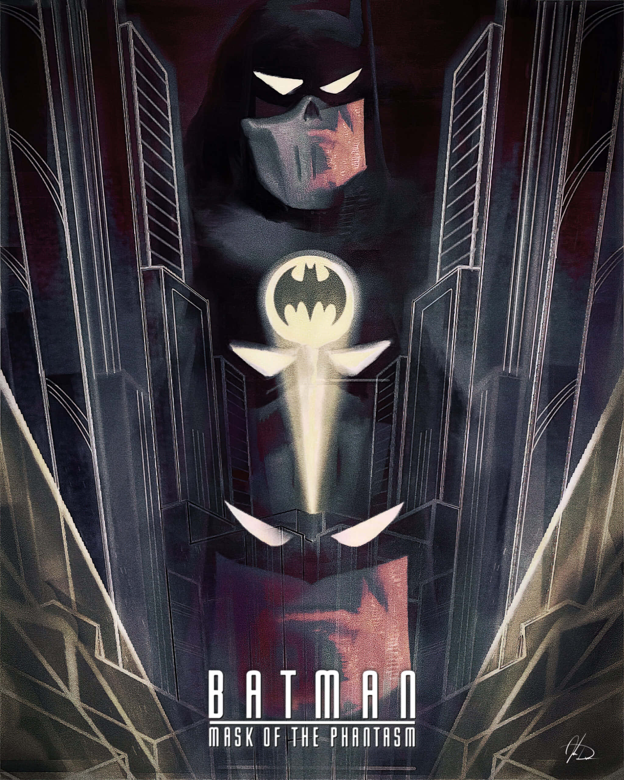 Batman, Phantasm, Batman: Mask of the Phantasm, 2K Phone Wallpaper