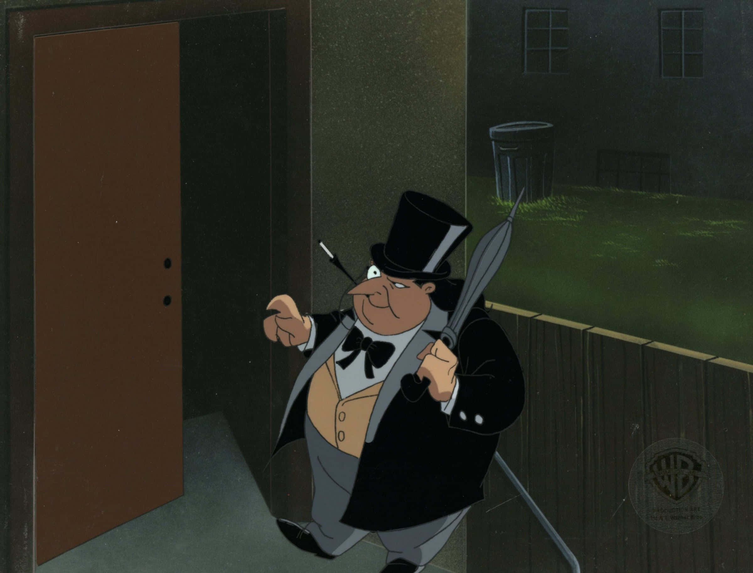 Batman, The Penguin, top hat, Full HD Desktop Wallpaper