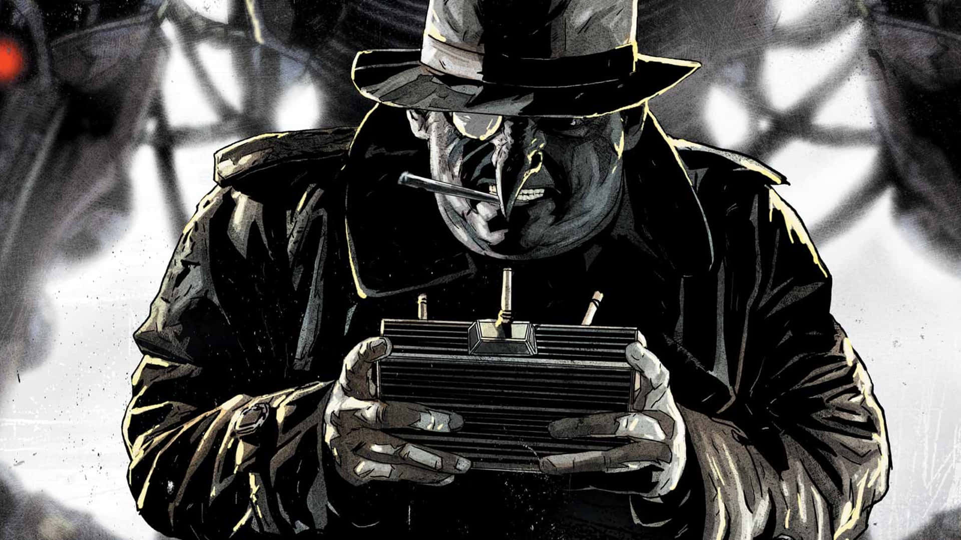 Batman, Penguin, fedora, Full HD Desktop Wallpaper