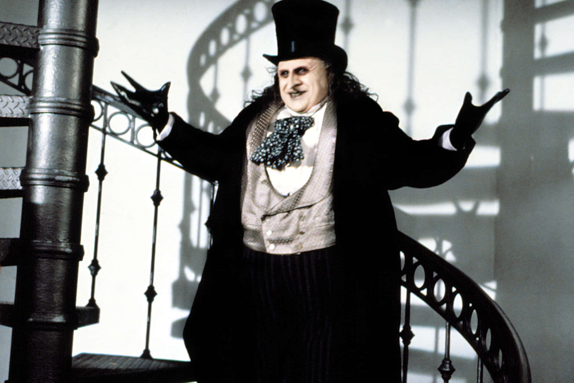 Batman, Penguin, top hat, Full HD Desktop Wallpaper