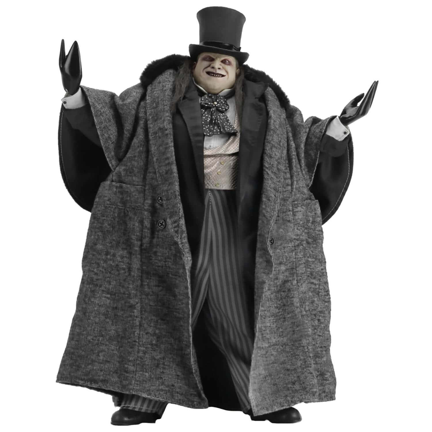 Batman, Penguin, grey coat, HD Desktop Wallpaper