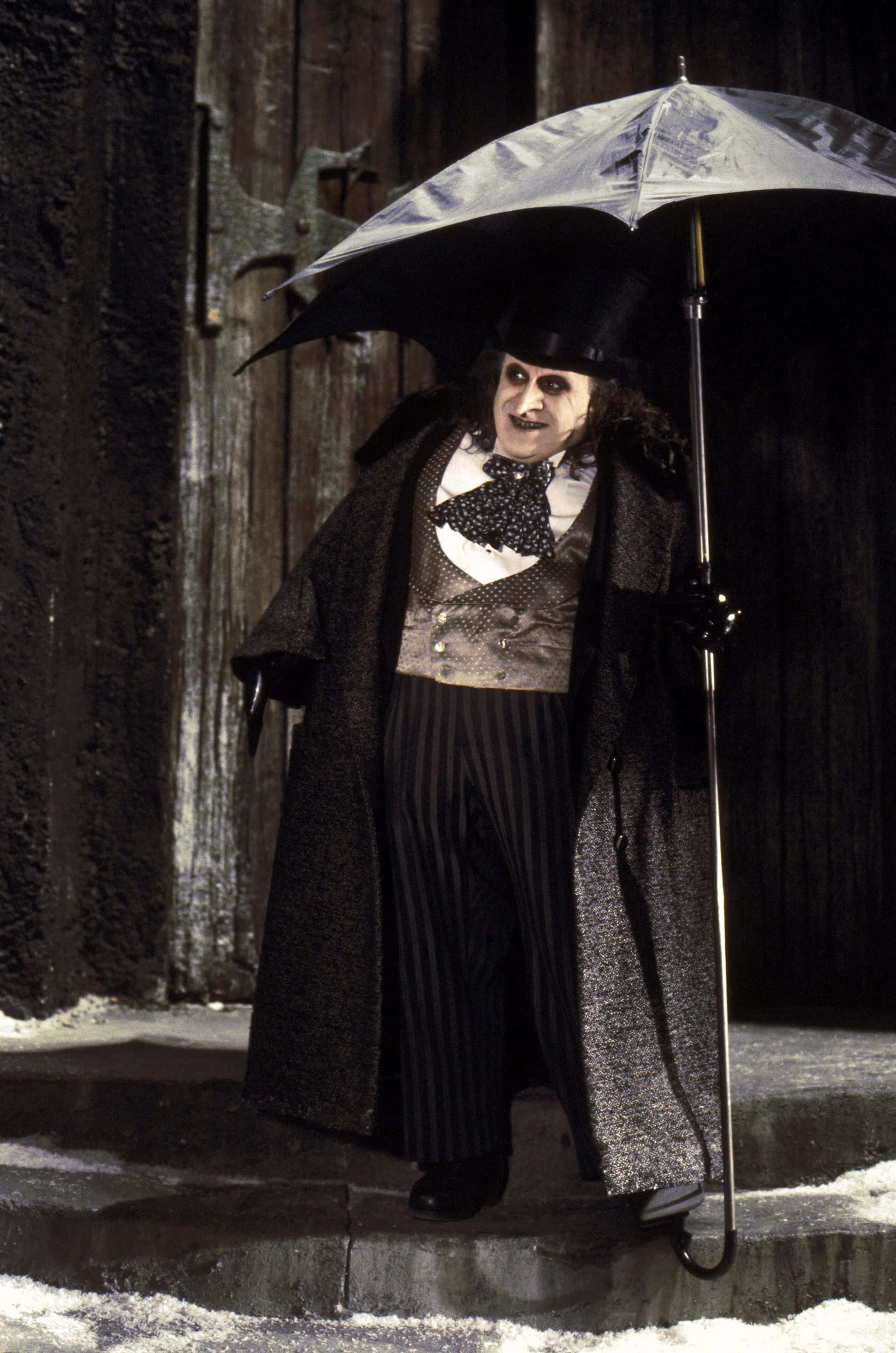 Batman, Penguin, top hat, 2K Phone Wallpaper