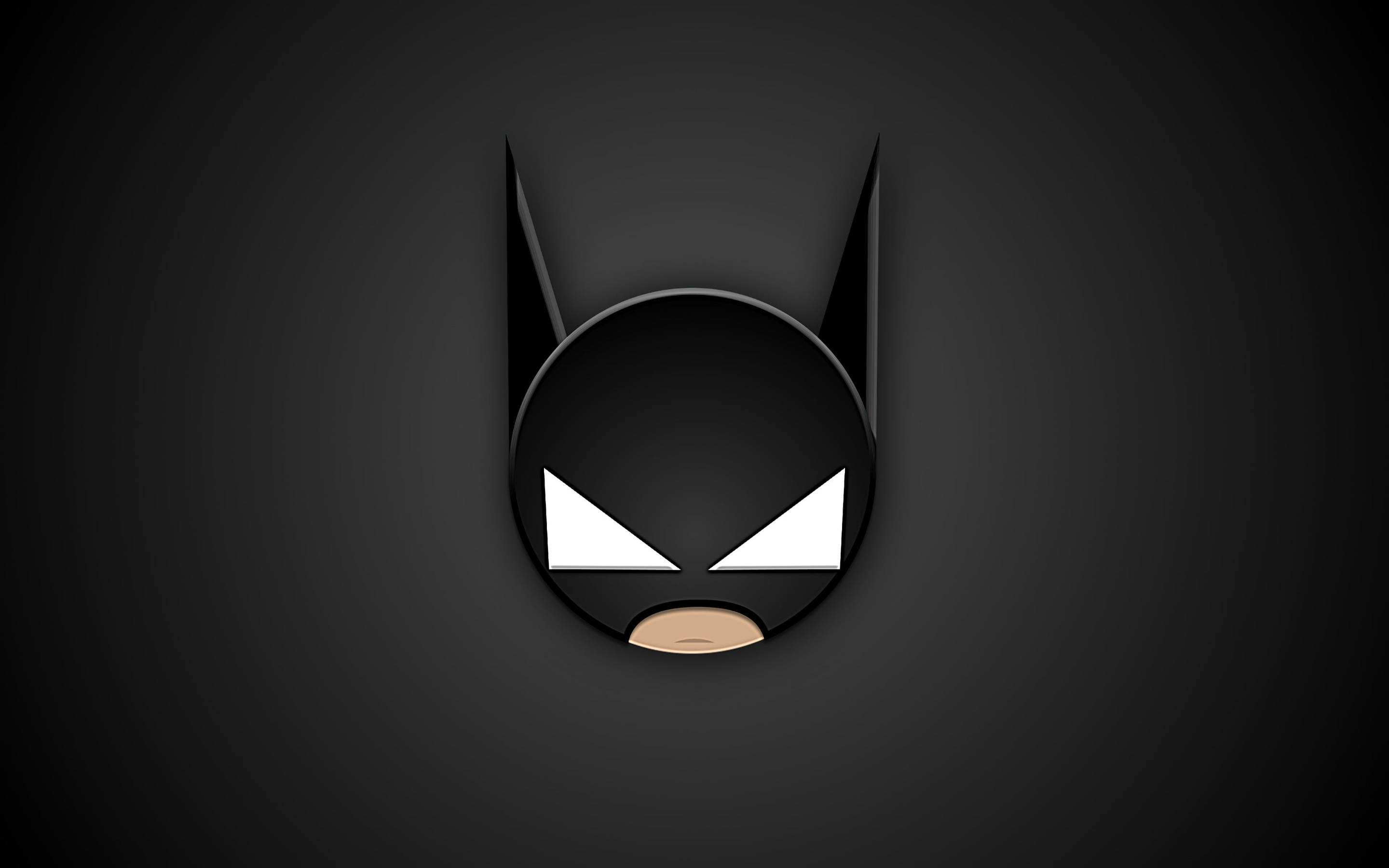 Batman Phone, Batman mask, white eyes, 2K Desktop Wallpaper