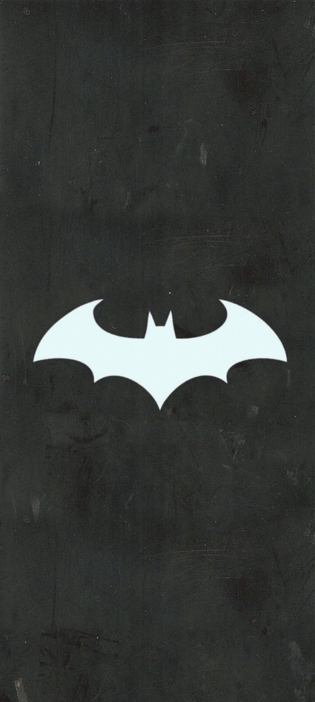 iPhone, white bat symbol, dark gray wall, Full HD Phone Wallpaper