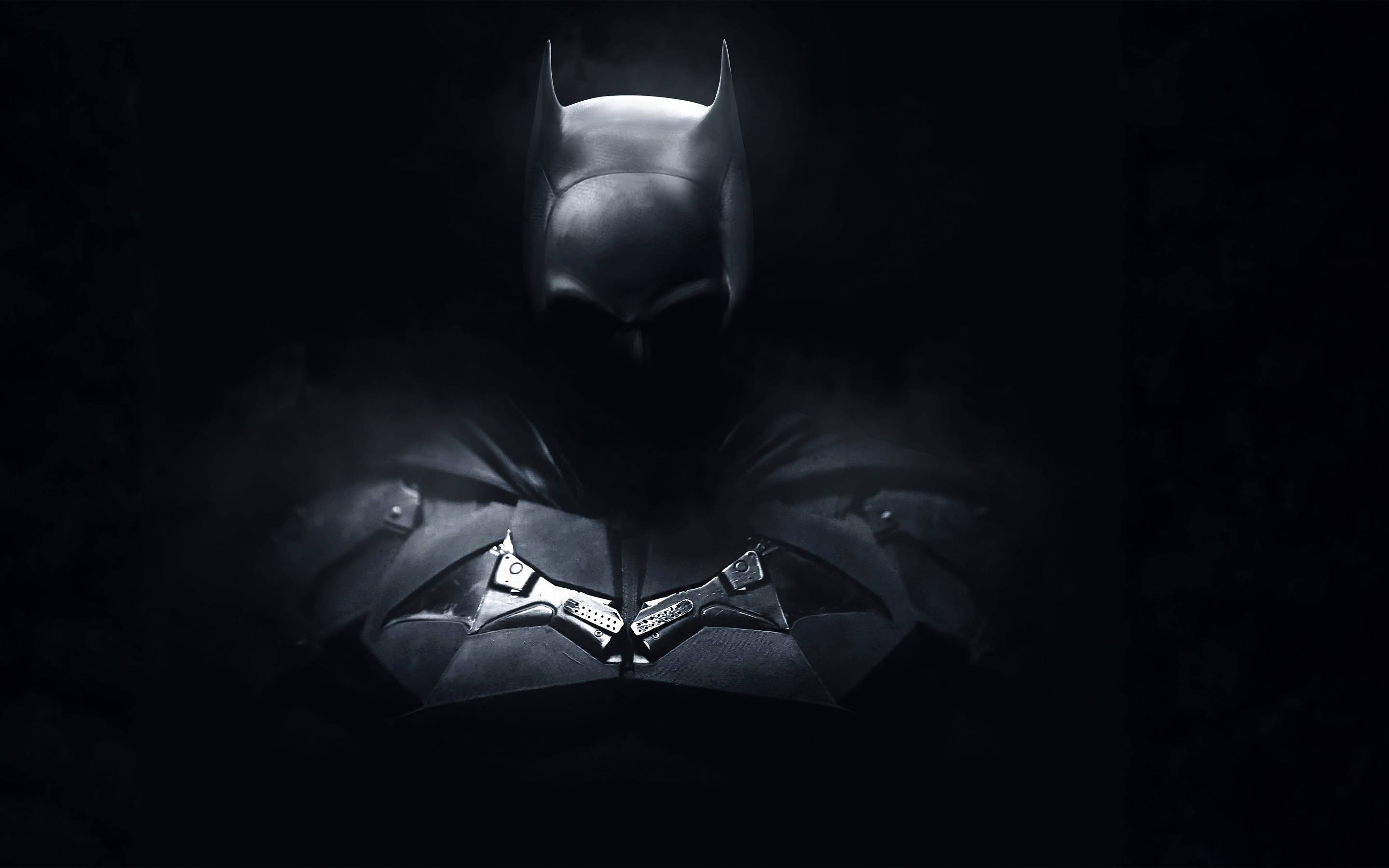 Batman, cowl, bat emblem, 2K Desktop Wallpaper