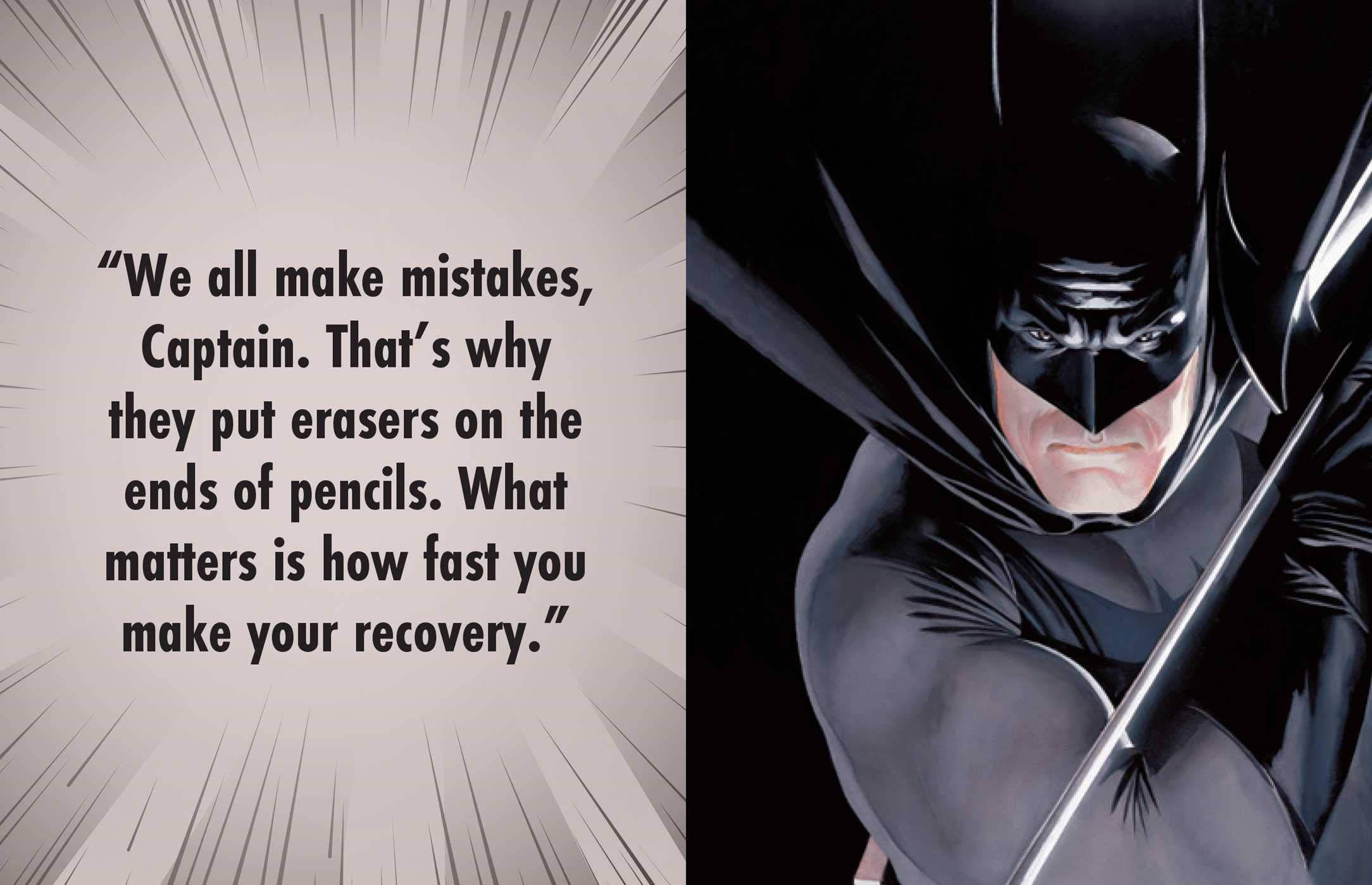 Batman, comic-style quote, recovery, Full HD Desktop Wallpaper