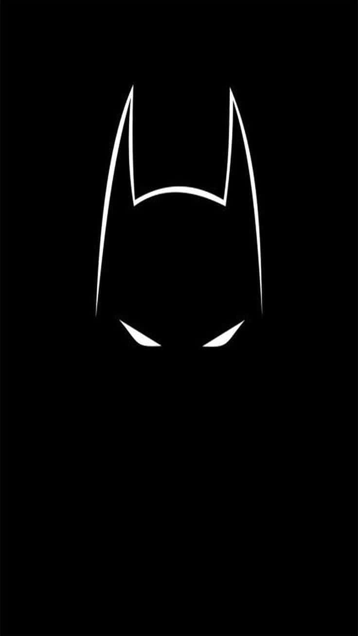 Batman, Black and White, cowl, HD Phone Wallpaper