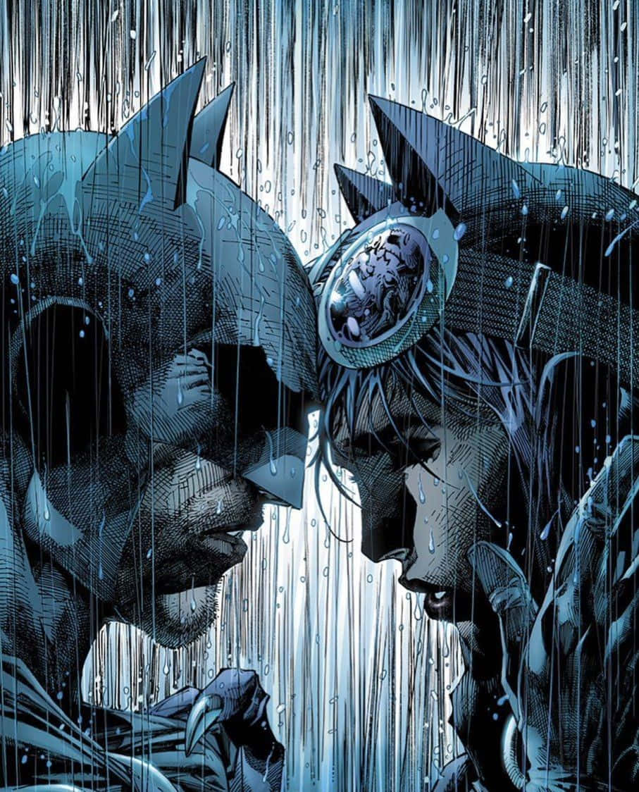 Batman Reborn, vigilantes, rain, SD Phone Wallpaper
