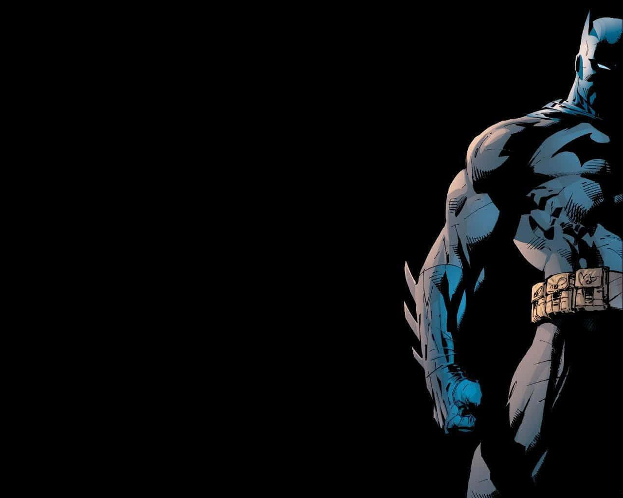 Batman, Gotham, rooftop, HD Desktop Wallpaper