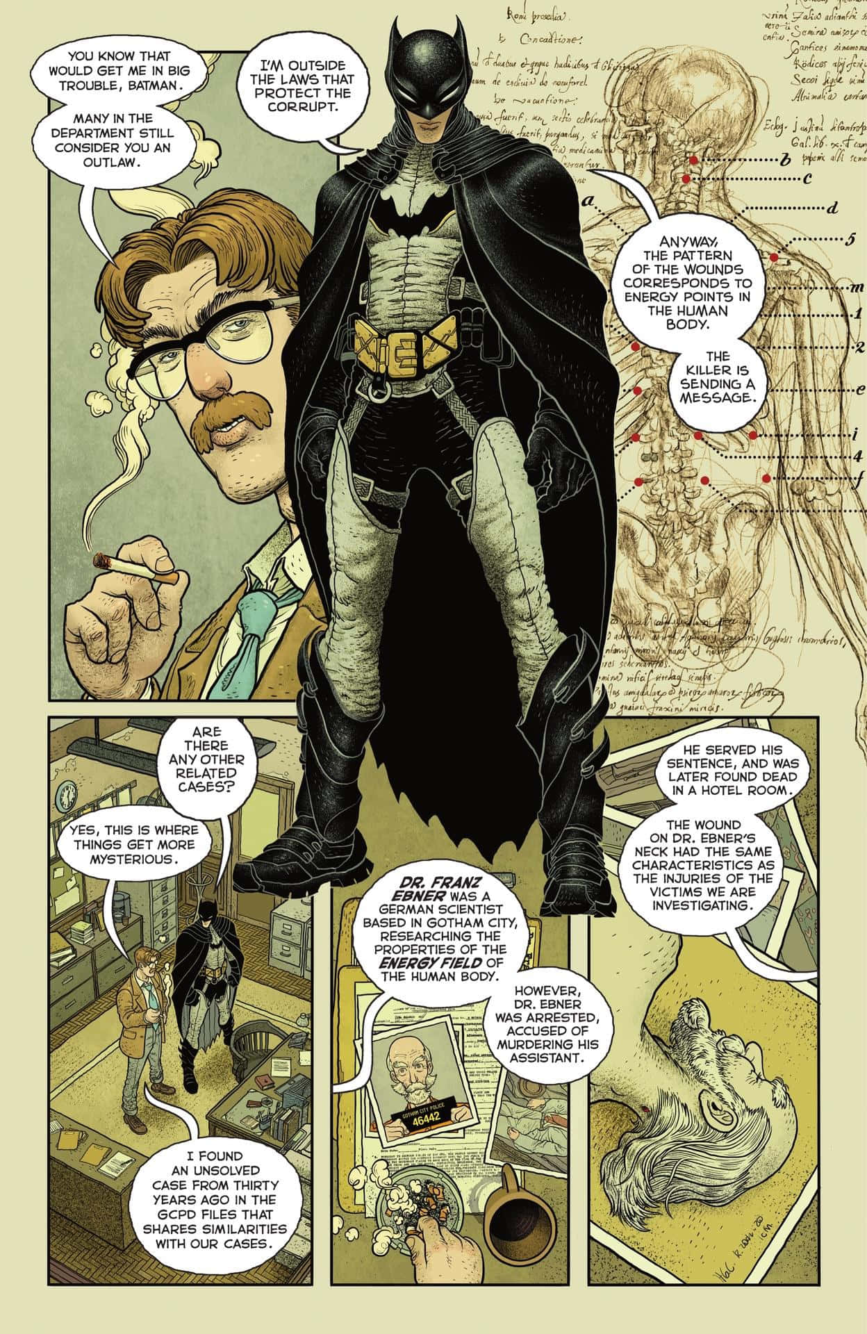 Batman, Streets of Gotham, comic panel, Full HD Phone Wallpaper