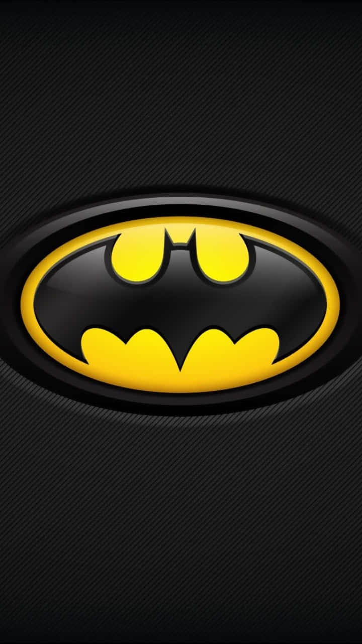 Batman Symbol, yellow, black, HD Phone Wallpaper