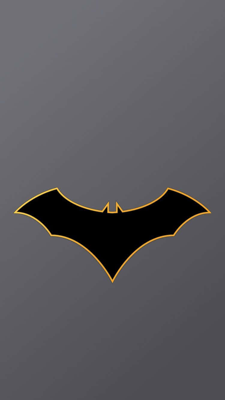 Batman Tablet, black, gold trim, HD Phone Wallpaper