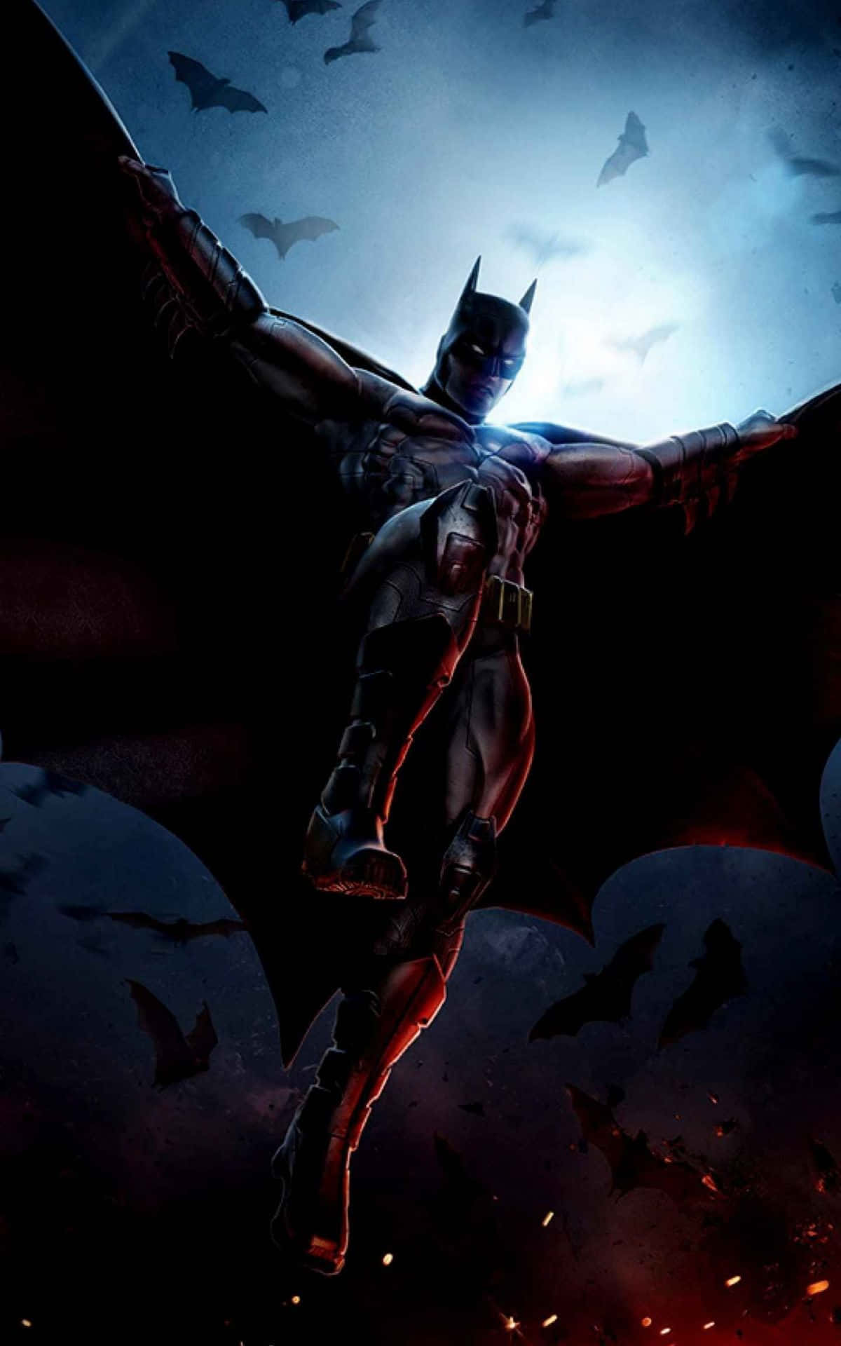 Batman, tablet, cape, Full HD Phone Wallpaper