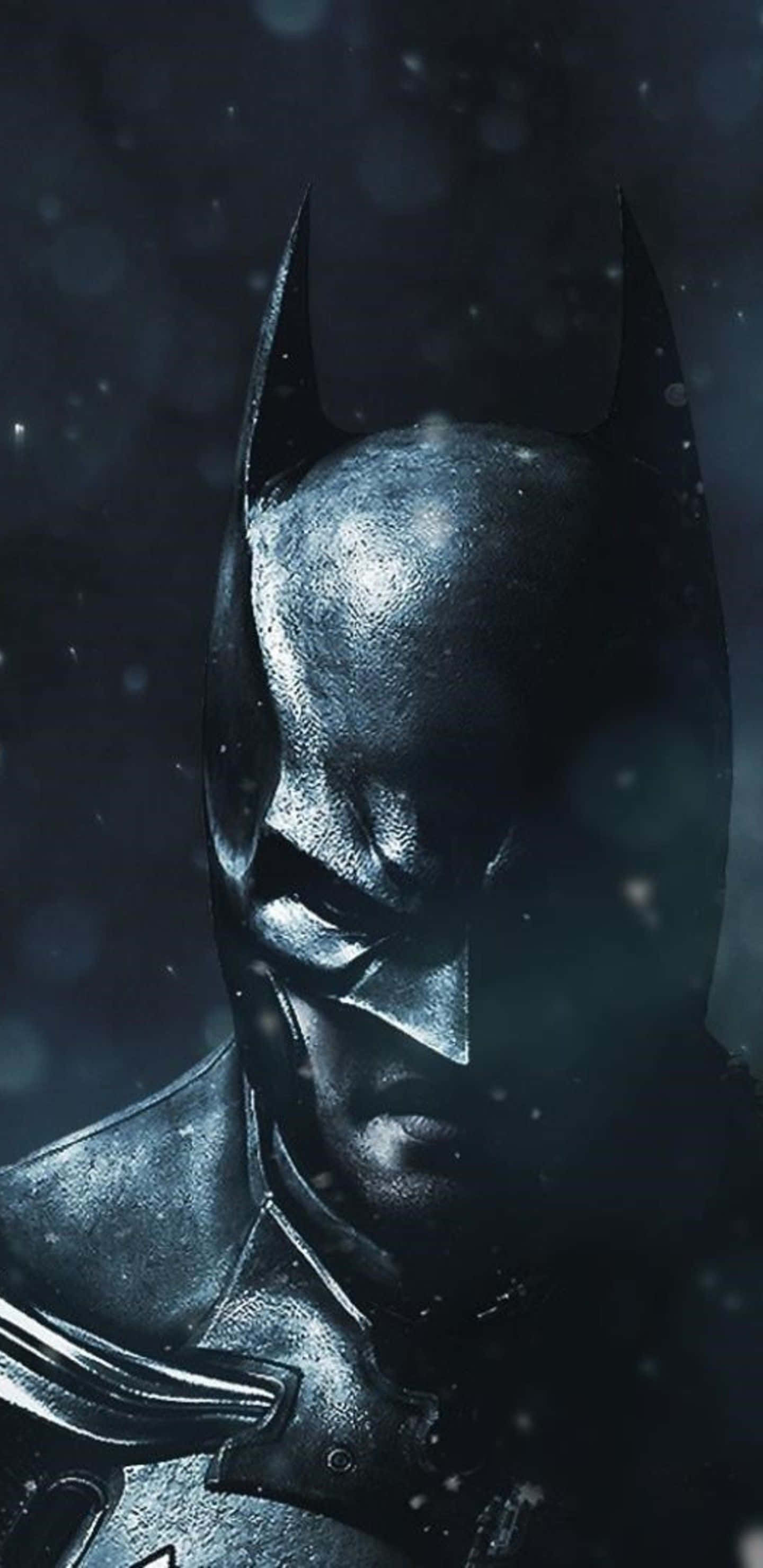 Batman, armored face, dim light, 2K Phone Wallpaper