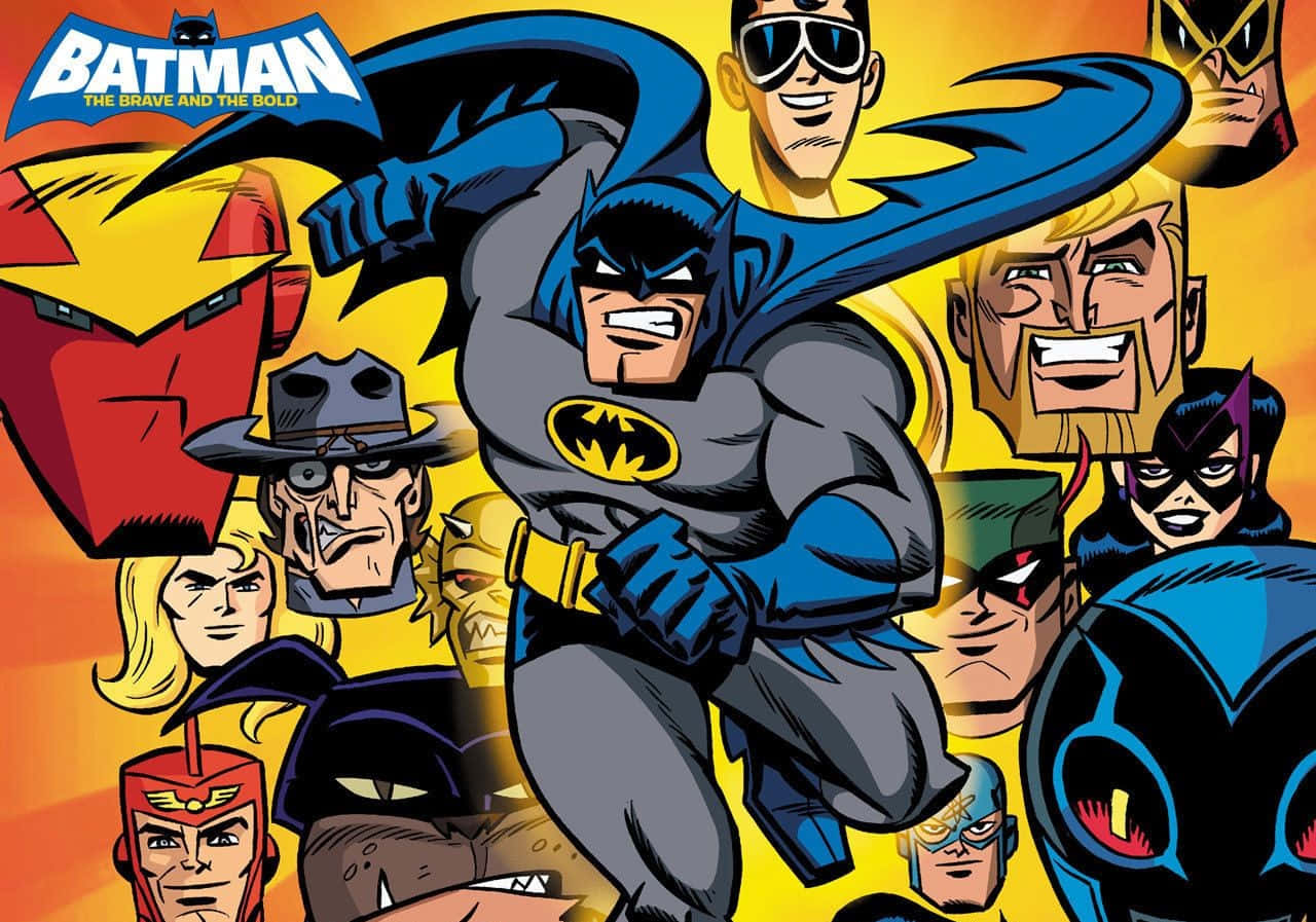 Batman: The Brave and The Bold, Batman, comic book heroes, HD Desktop Wallpaper