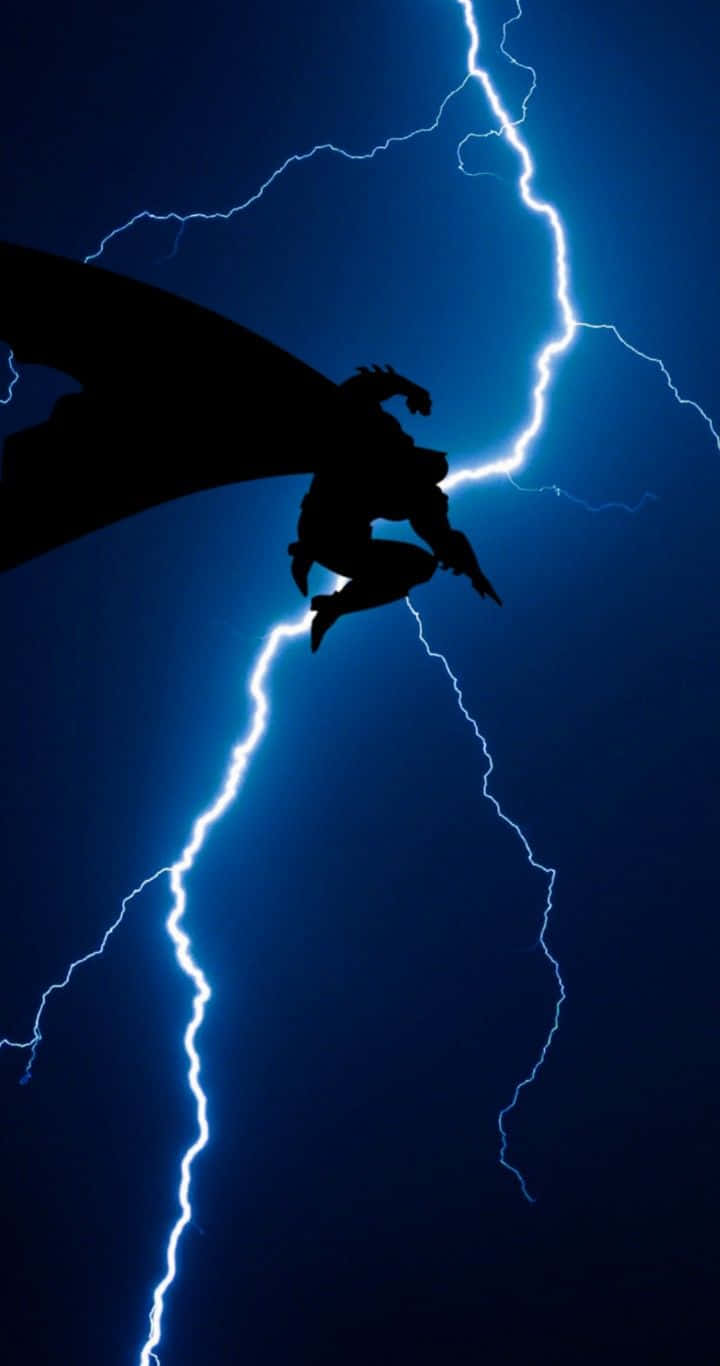 Batman, The Dark Knight Returns, stormy night sky, HD Phone Wallpaper