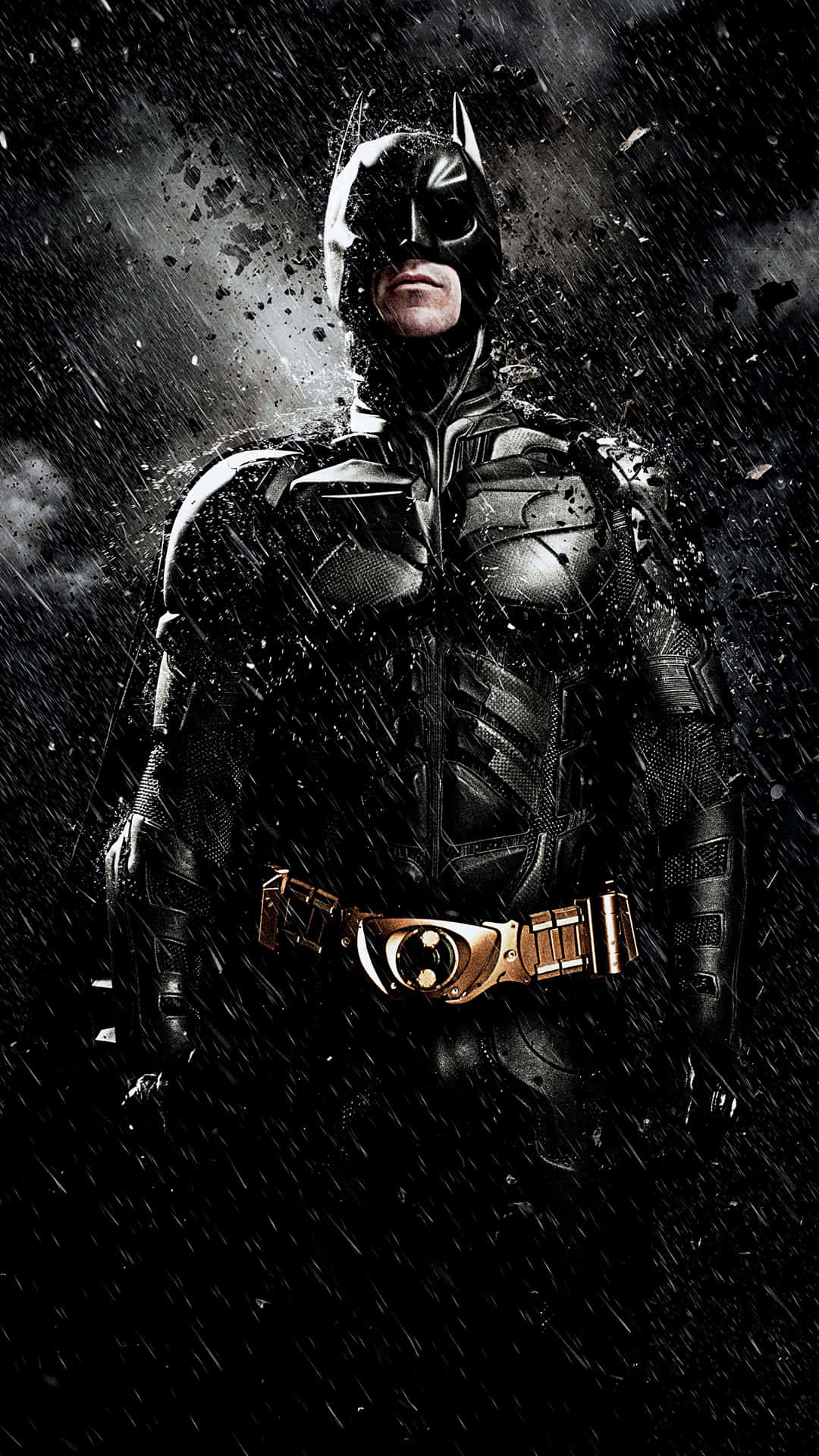 Batman The Dark Knight Returns, night, rain-soaked, Full HD Phone Wallpaper