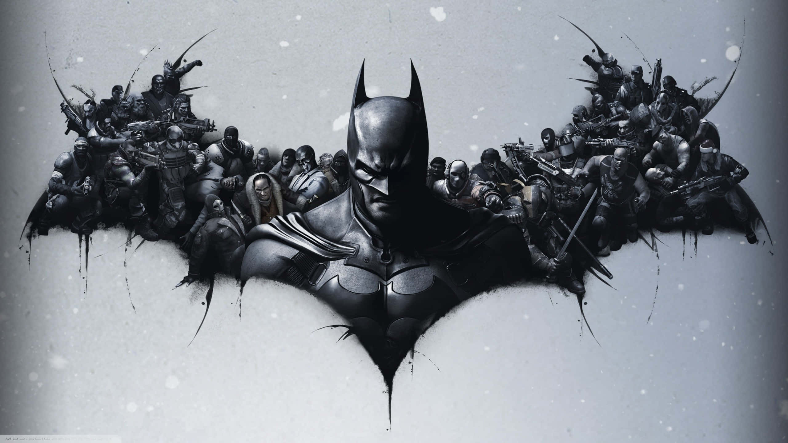 Batman The Dark Knight Returns, 2560 x 1440, bat silhouette, 2K Desktop Wallpaper