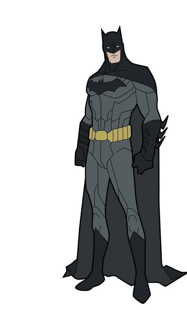 Batman, The New 52, dark grey armored suit, SD Phone Wallpaper