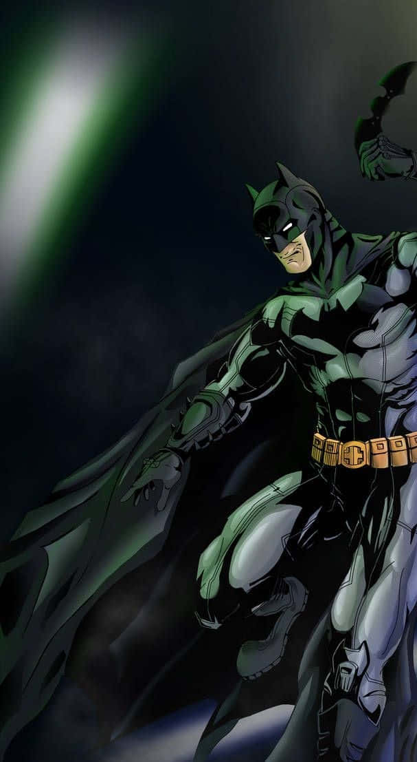 Batman, The New 52, green light beam, SD Phone Wallpaper